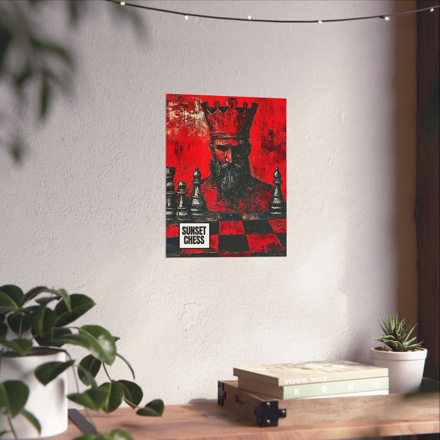 Blood Red King - Matte Vertical Poster 11"x14"