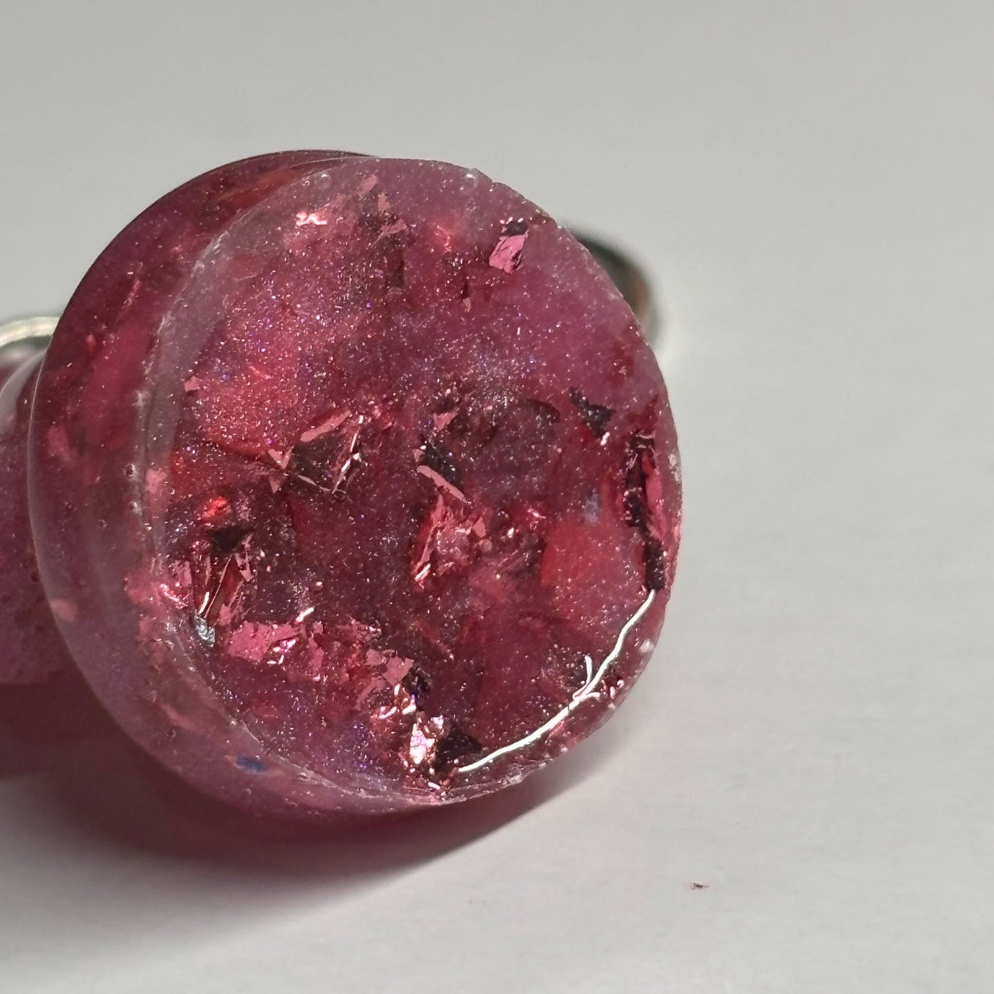 Pink Purple Knight - Handmade Resin Keychain