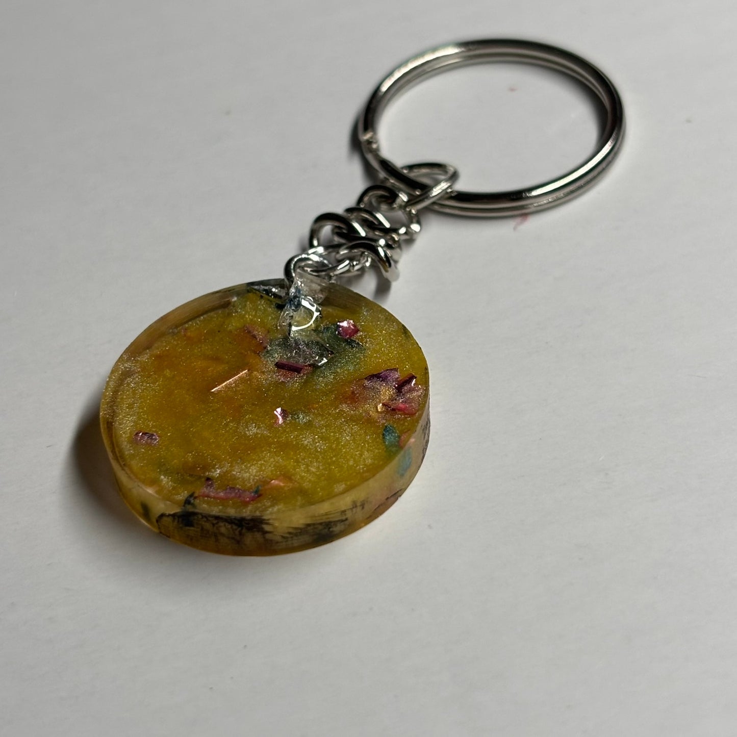 Yellow Royal Pawn - Handmade Resin Keychain