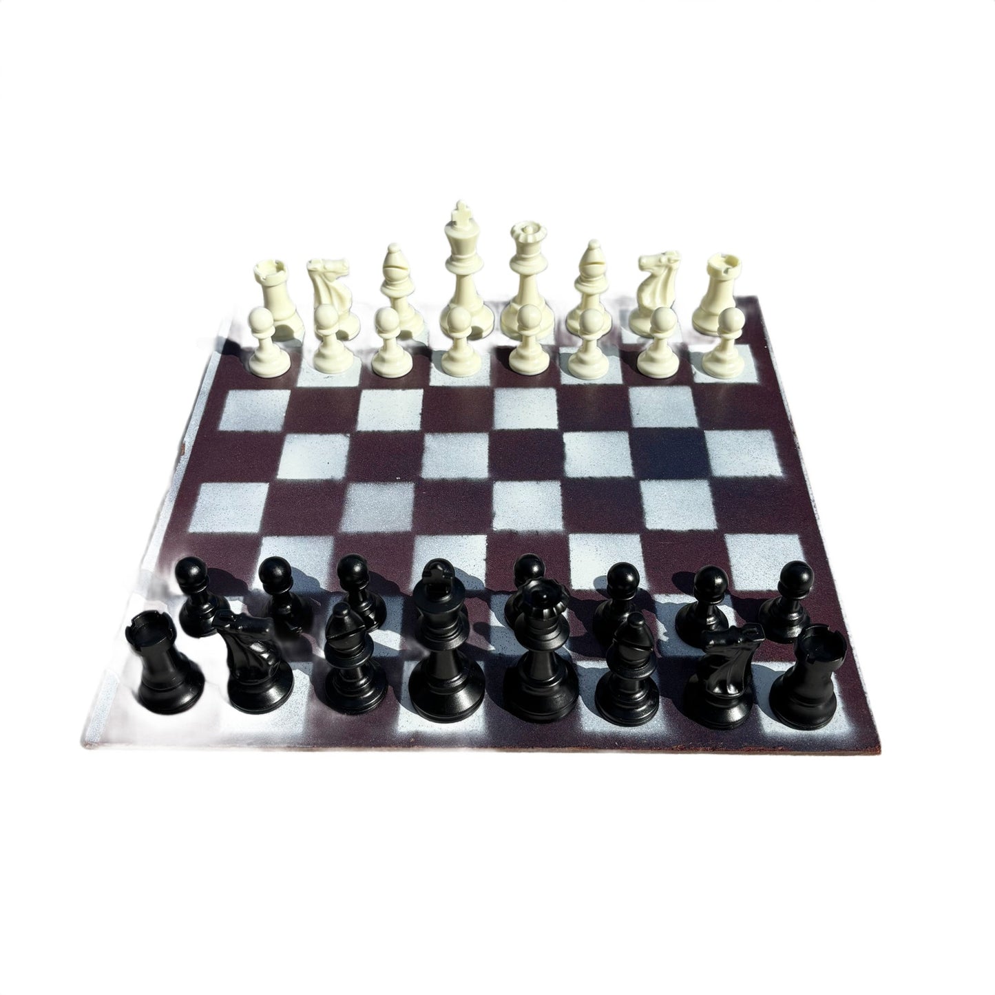 Fading Opal- Painted Chess Set