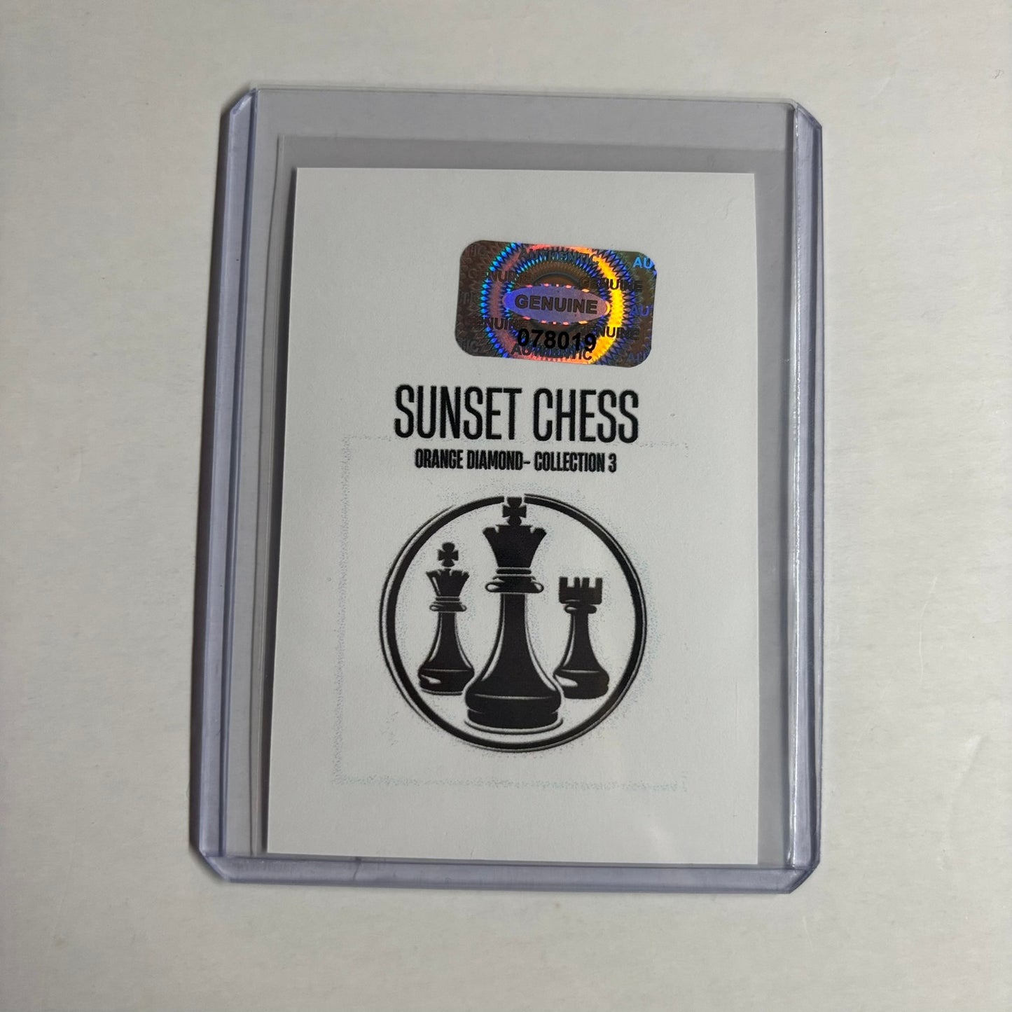 Orange Diamond Collection 3 - Trading Card