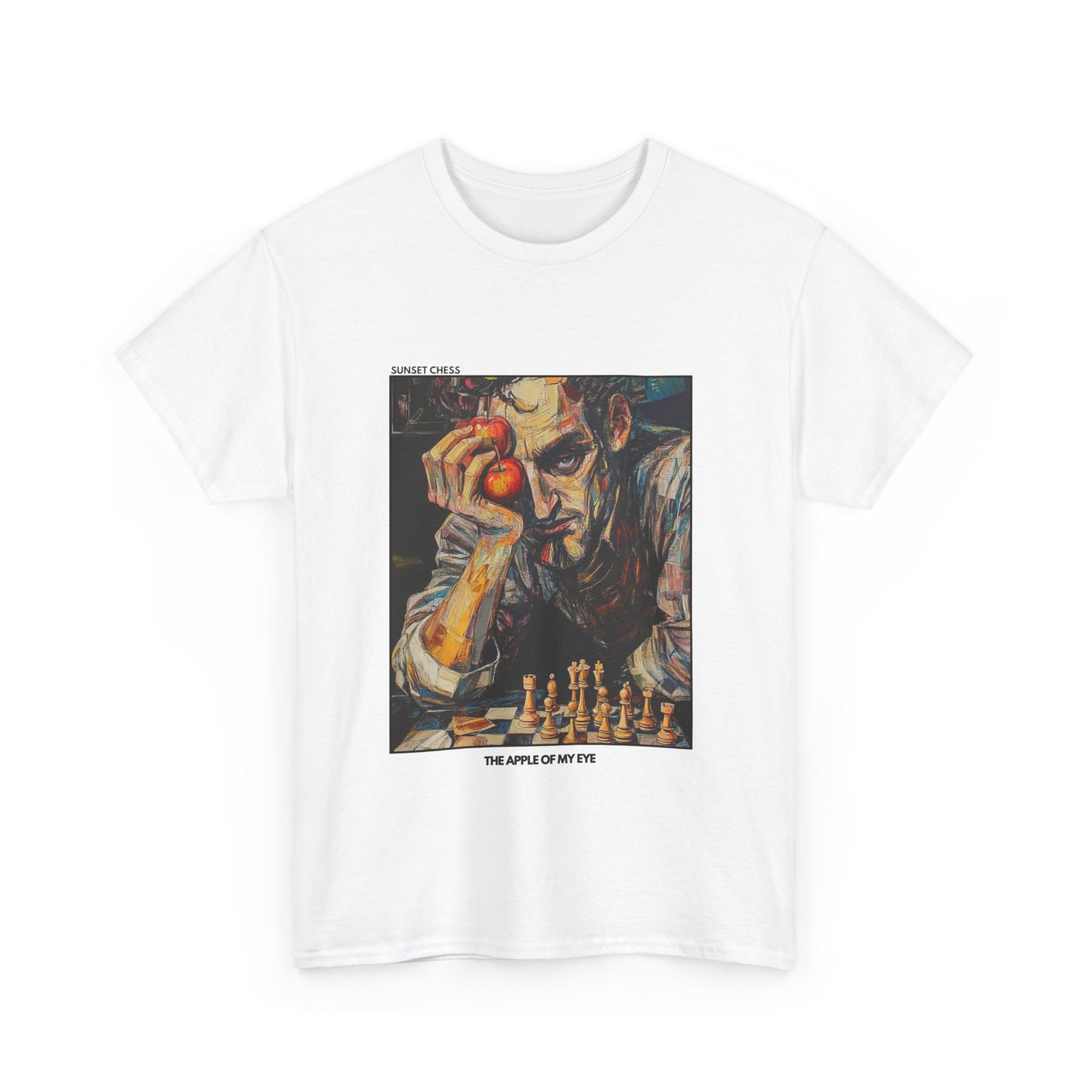 The Apple of My Eye - White Chess T Shirt