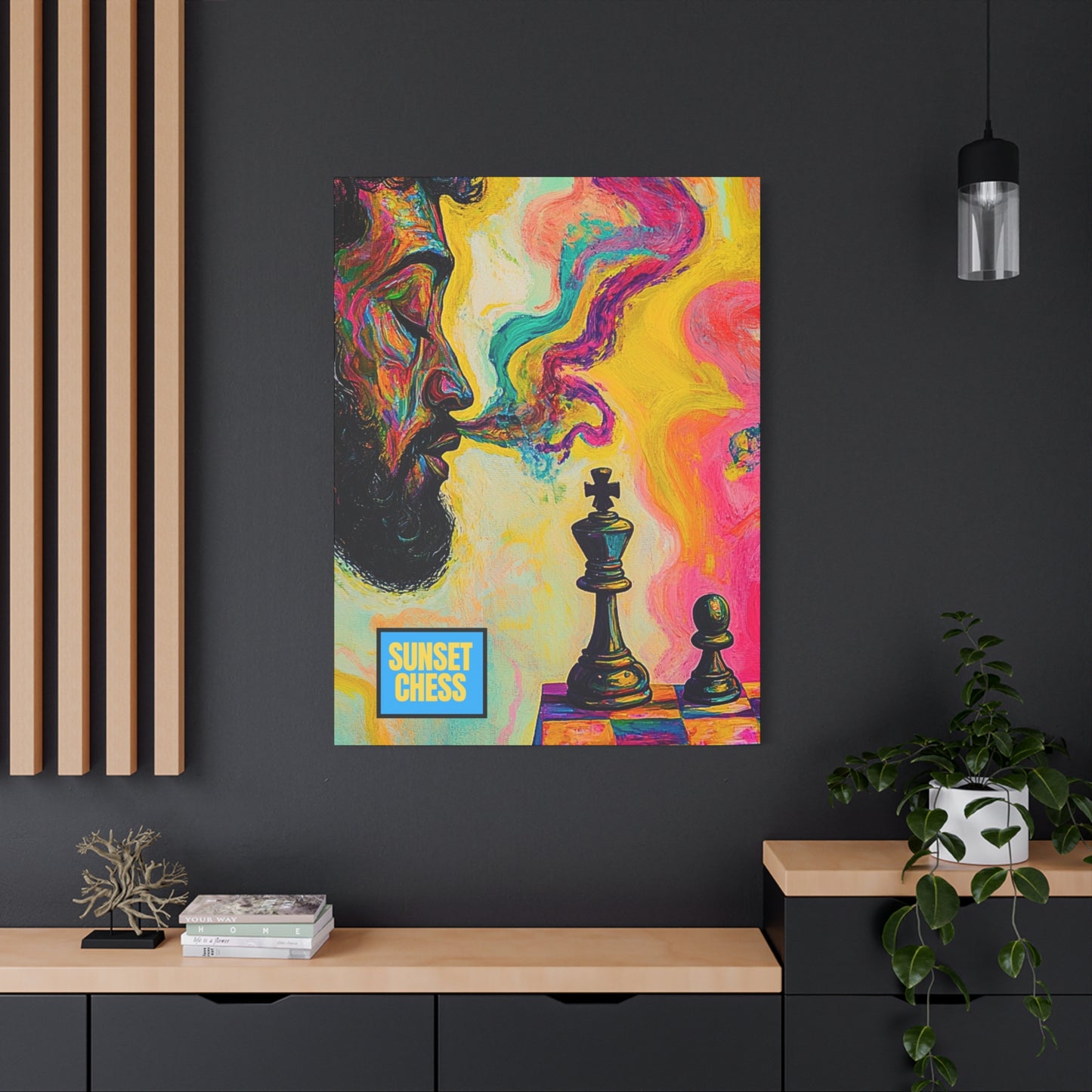 Meditation - Canvas Chess Print 36"x48"