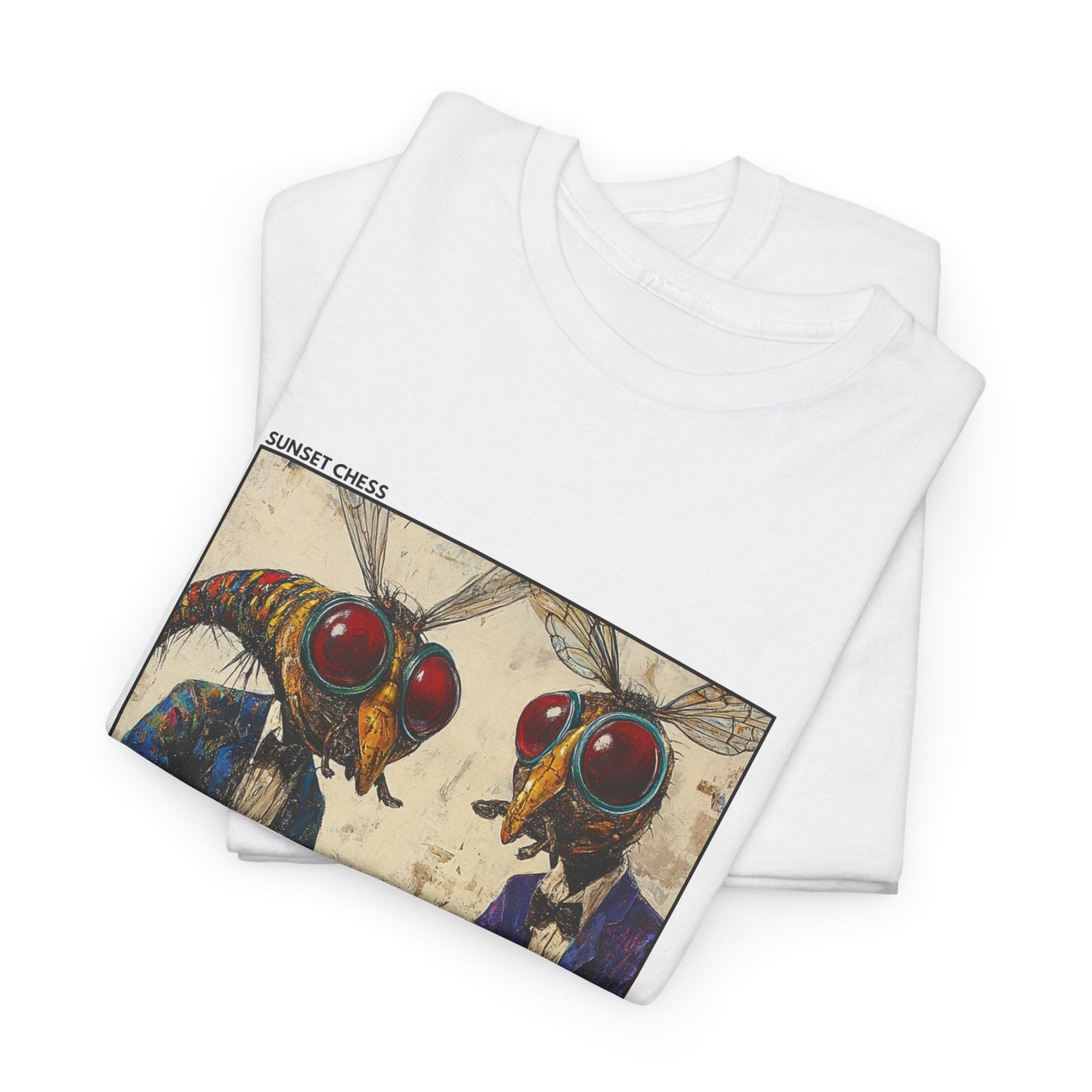 The Fly Brothers - White Chess T Shirt