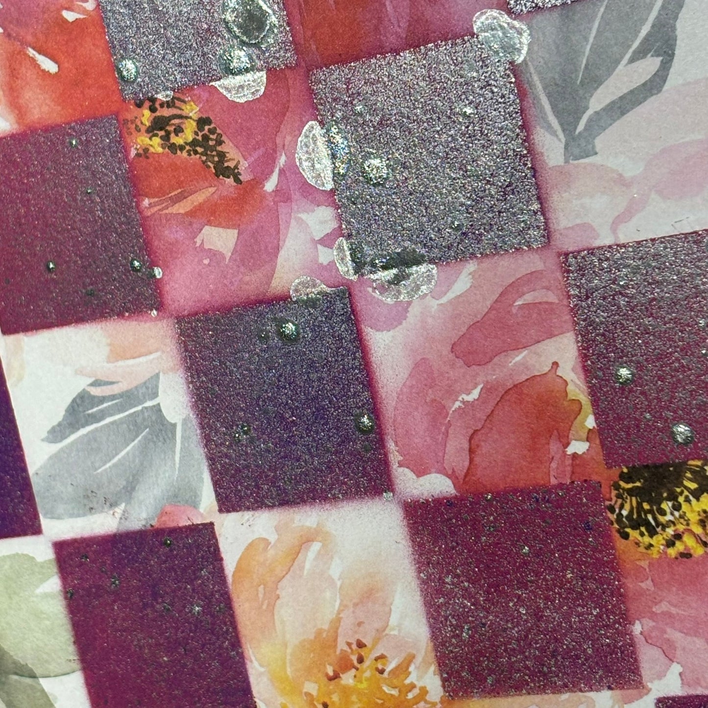 Pink Purple Sublime - Scrapbook Chess Board