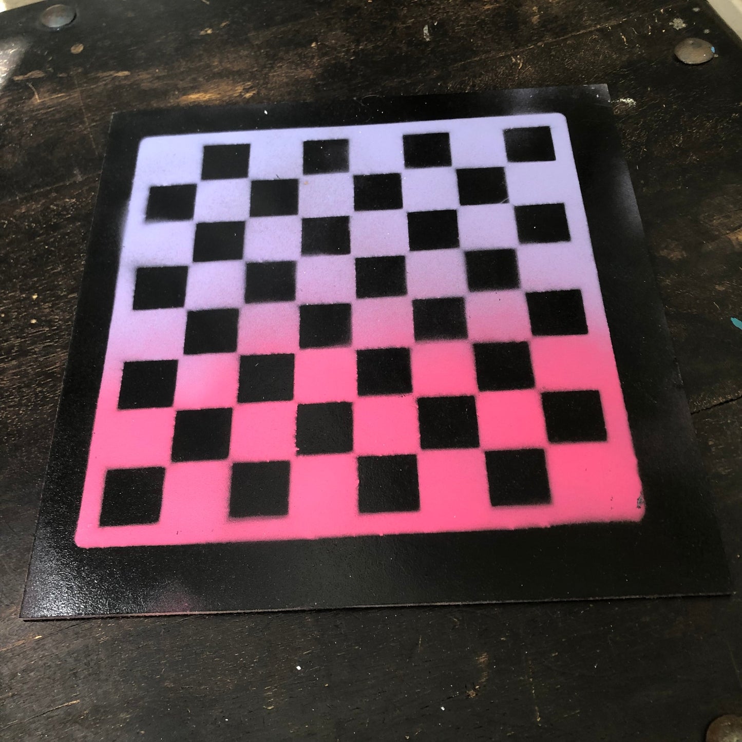 Stealth Purple/Pink - Painted Chess Set