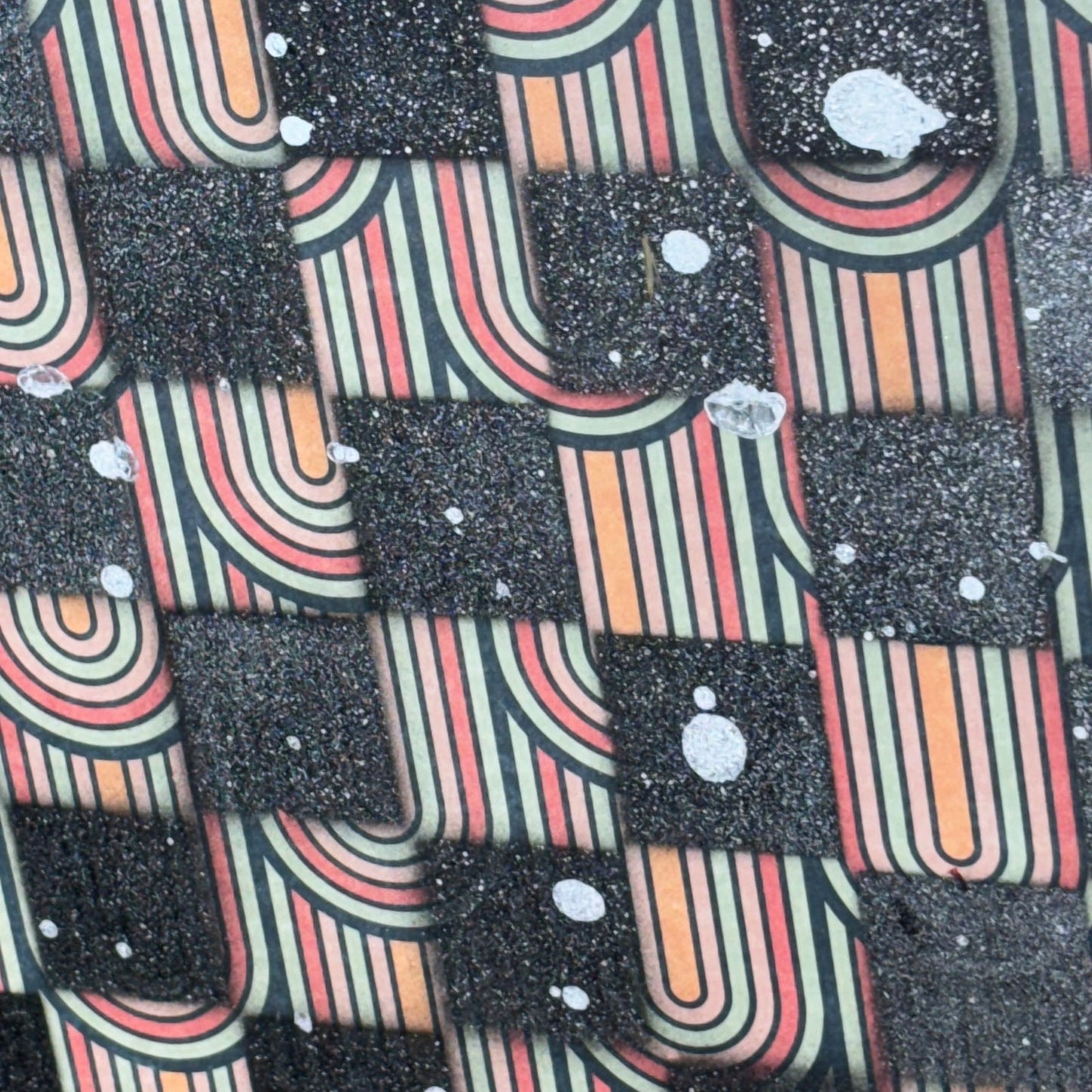Retro Pattern - Large Scrapbook Chess Board