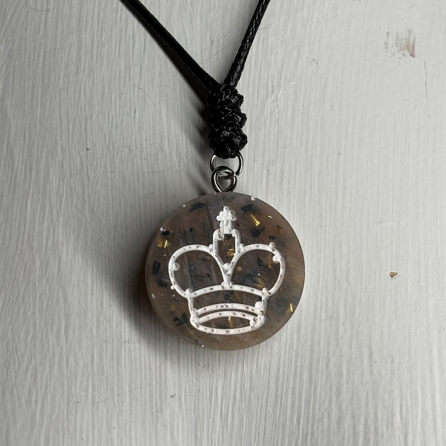 Supreme King - Handmade Resin Chess Necklace