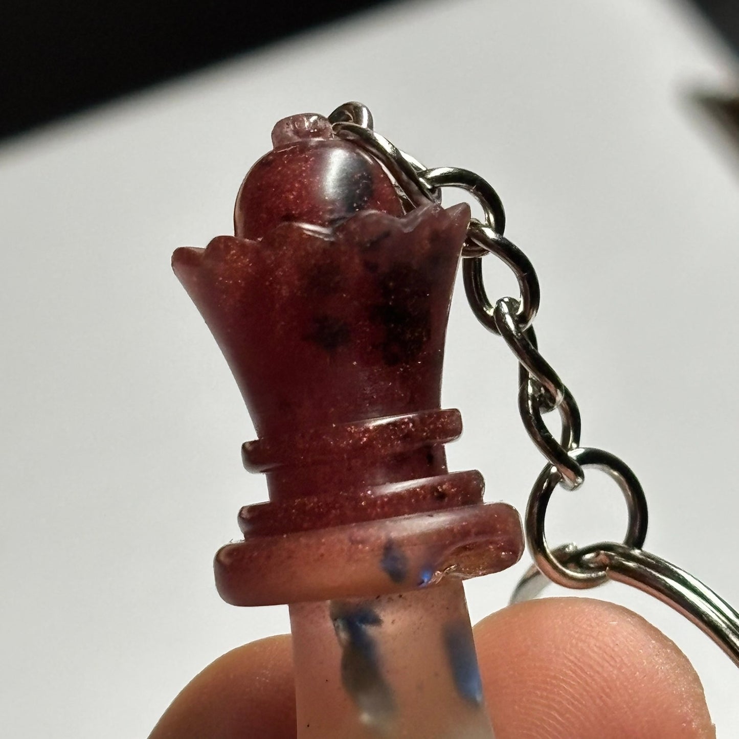 Ocean Beach Queen - Handmade Resin Keychain