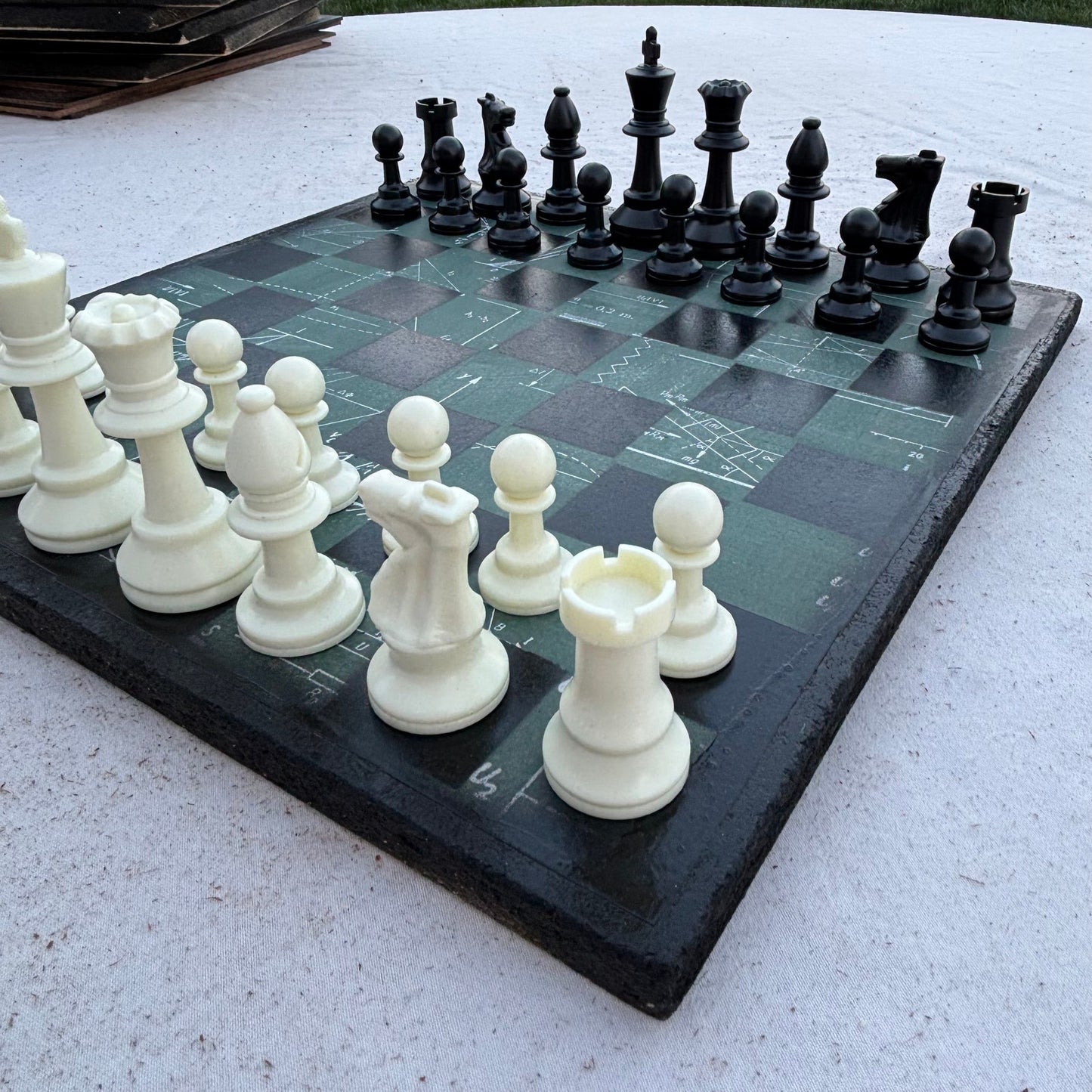 Math Board - Scrapbook Chess Set