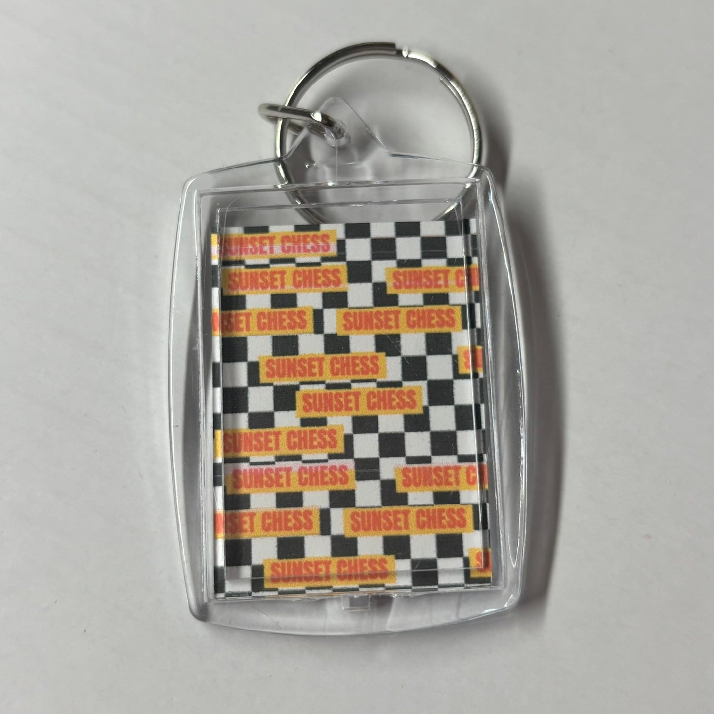Chess In Space - Chess Photo Keychain