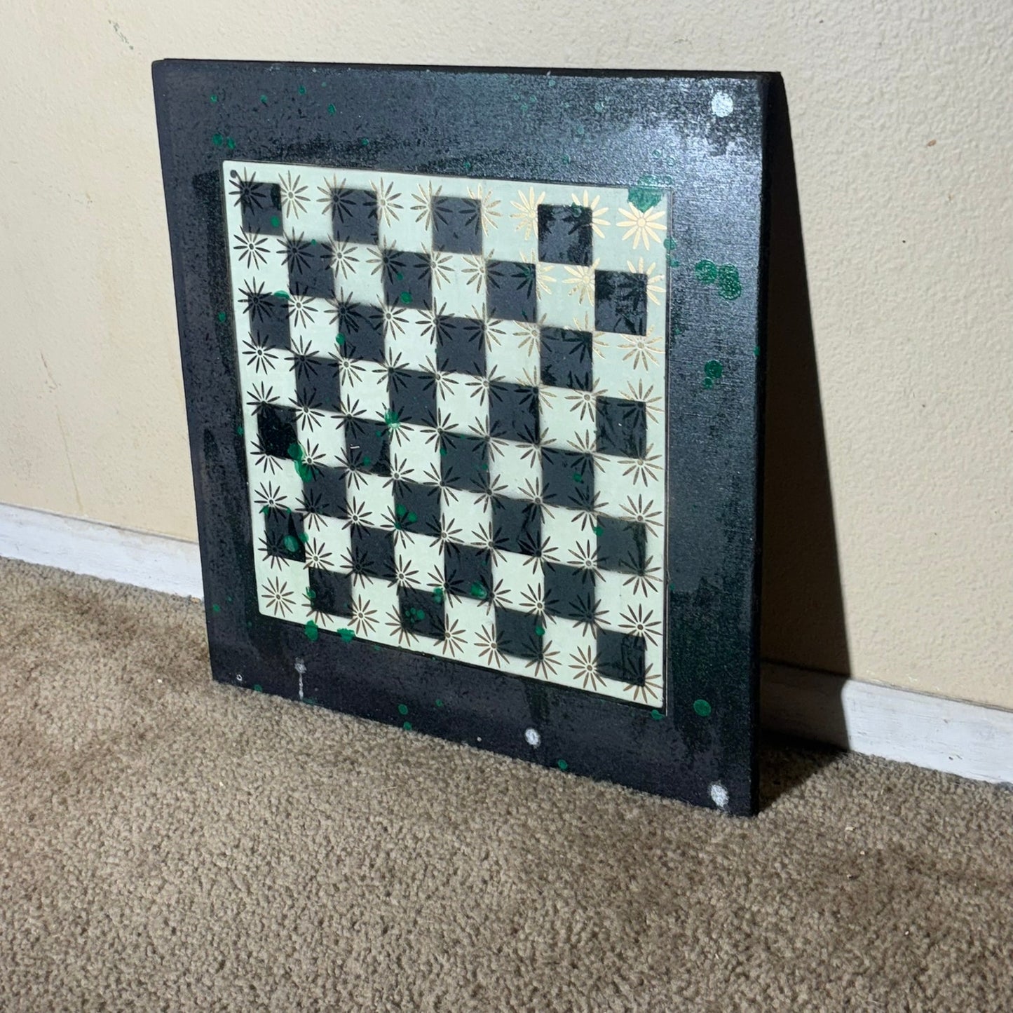 Green Overdrive - Large Scrapbook Chess Board
