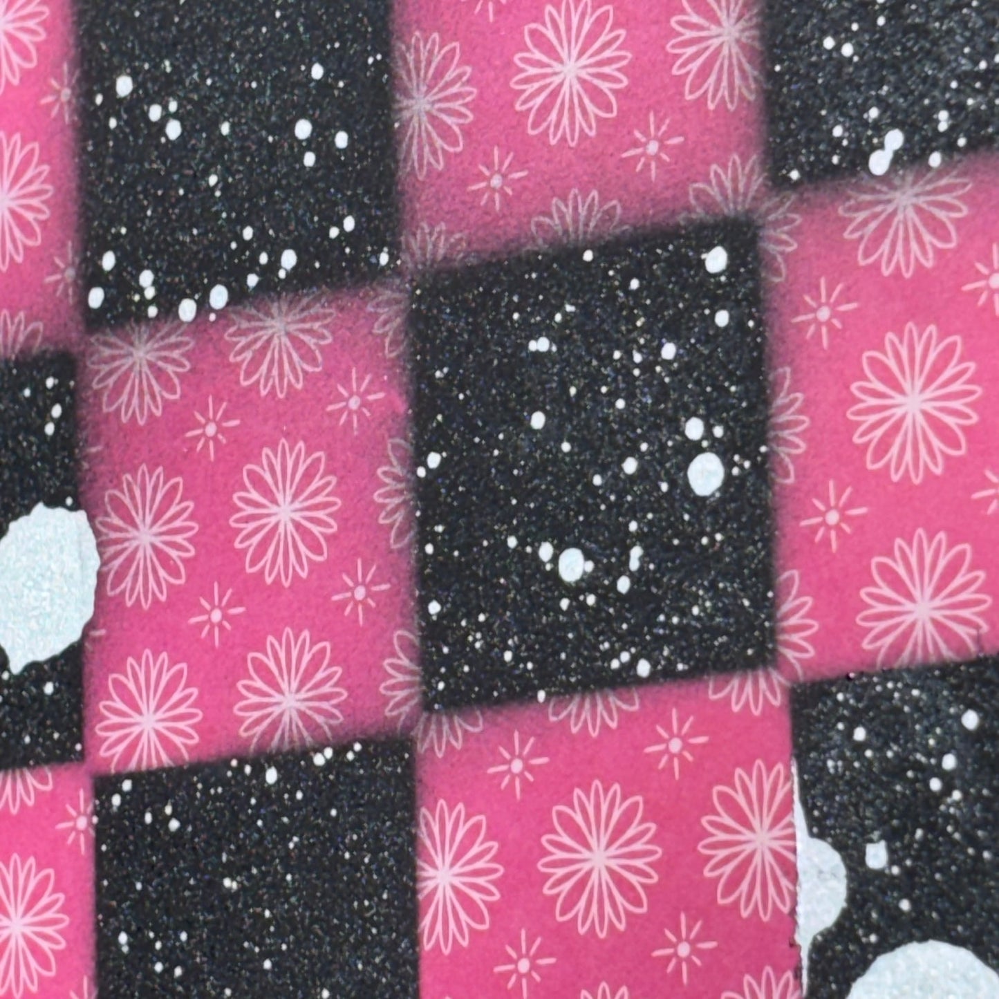Pinkish Red Vintage Pattern - Large Scrapbook Chess Board