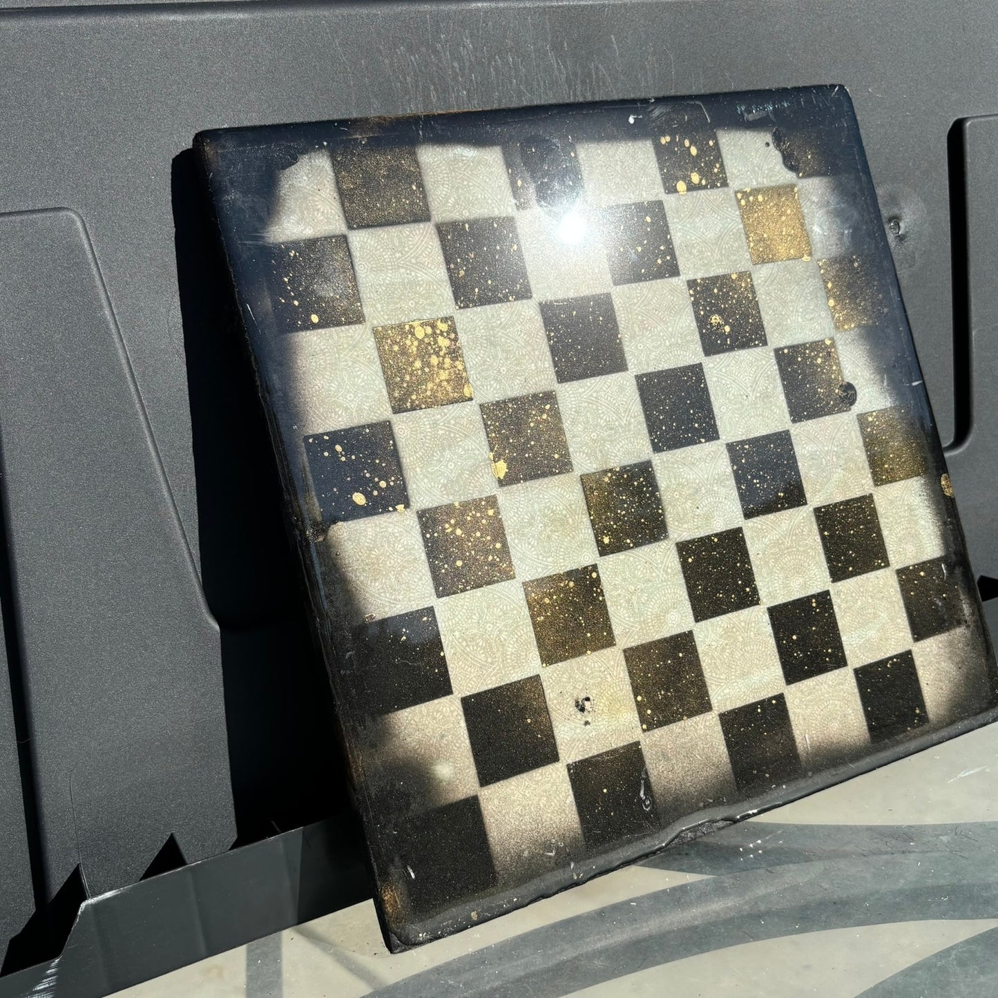 Royal Gold - Resin Coated Chess Board