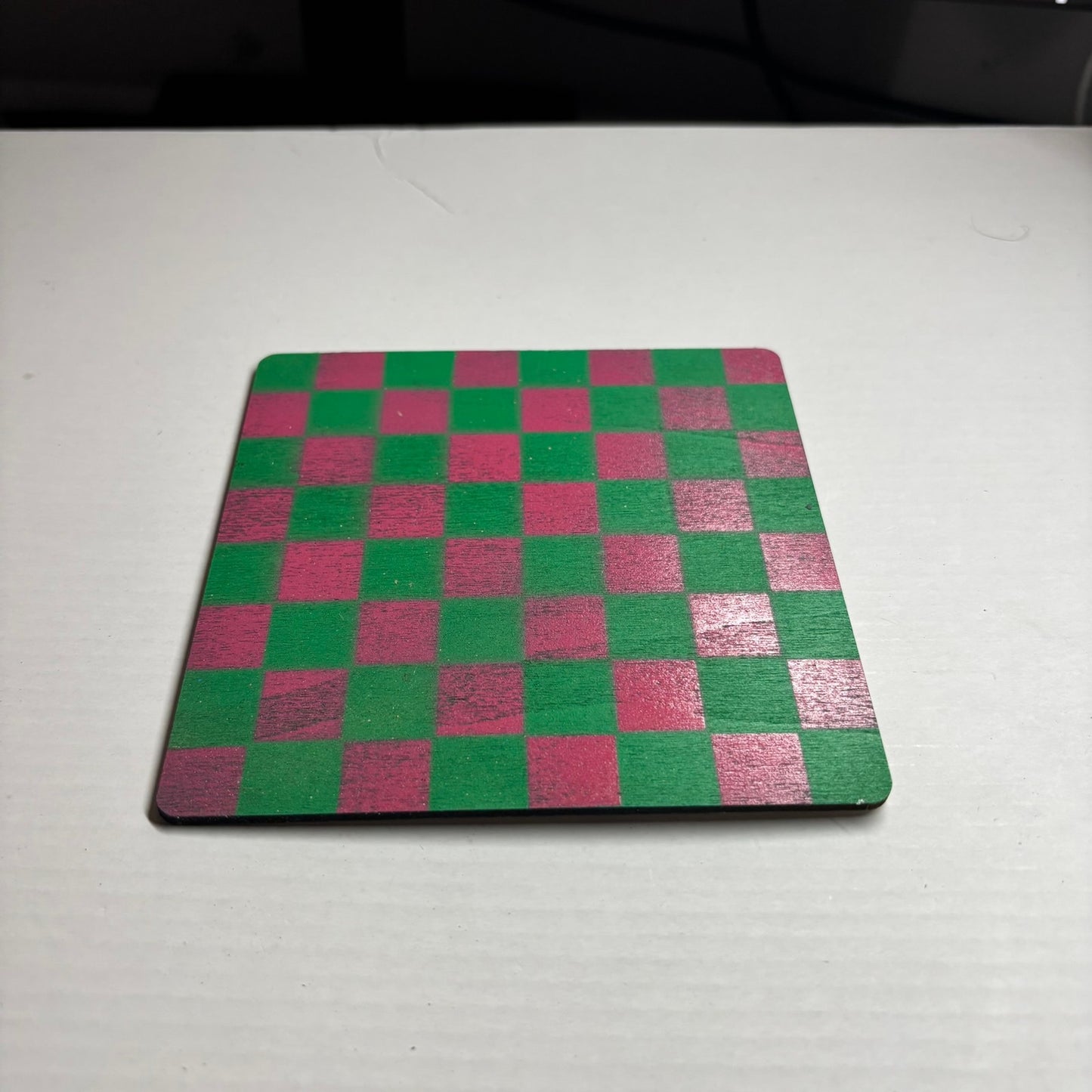 Pinkish Green - Mini Chess Set