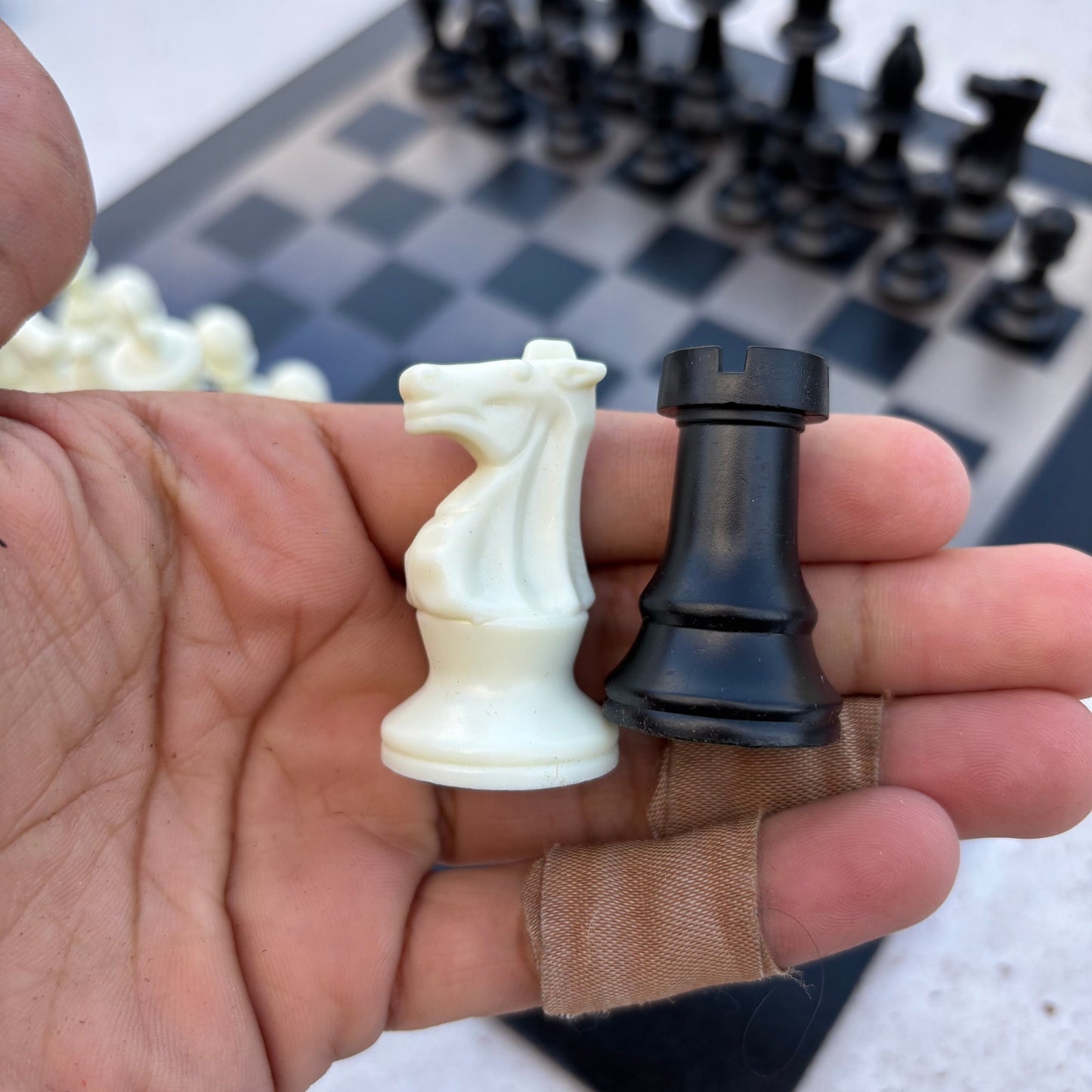 Classic Vintage - Painted Chess Set