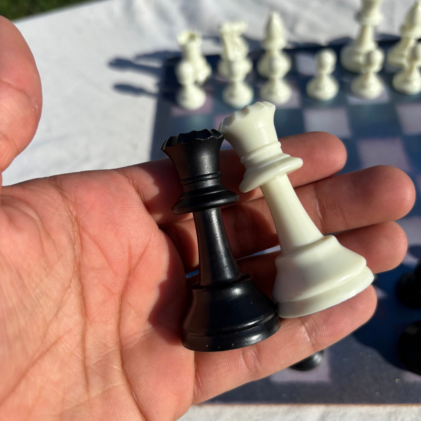 Cosmic Blue - Painted Chess Set
