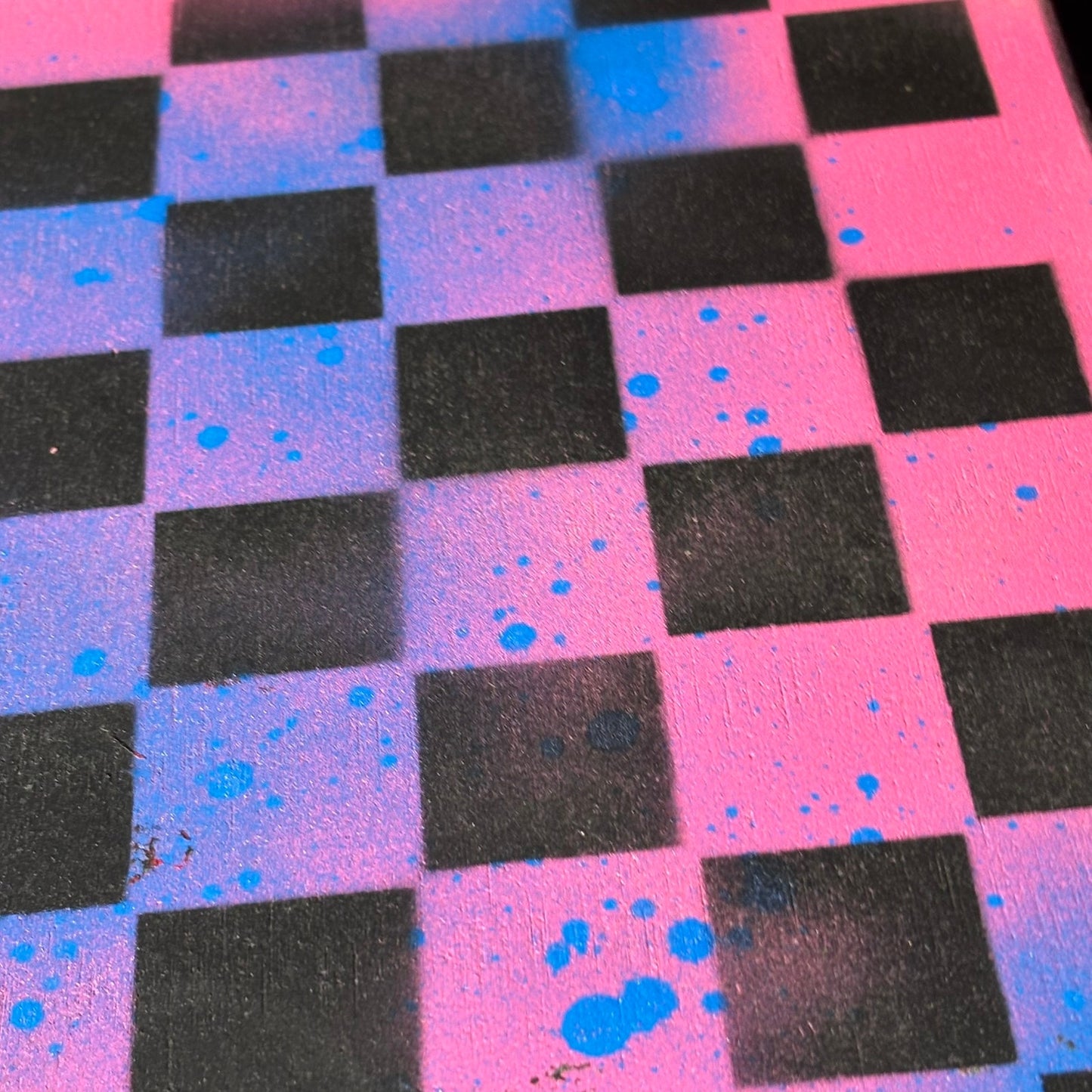 Purple Dripped Space - Painted Chess Set