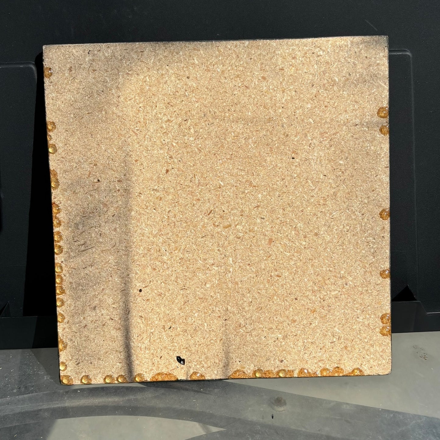 Vintage Golden Brown - Resin Coated Chess Board