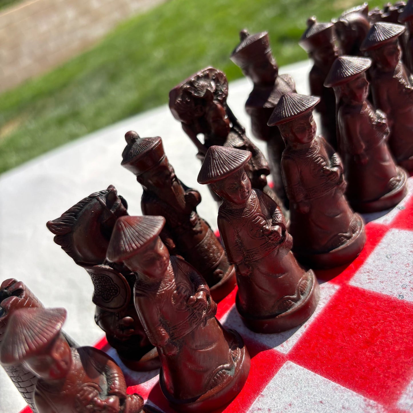 Candy Red - Chinese Edition Chess Set