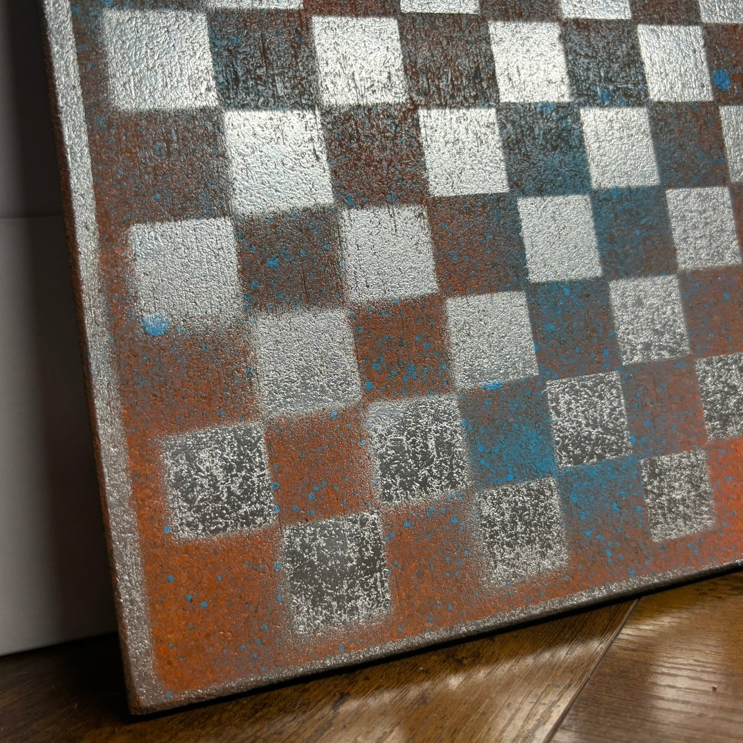 Miami Chrome - Painted Double Sided Chess Board