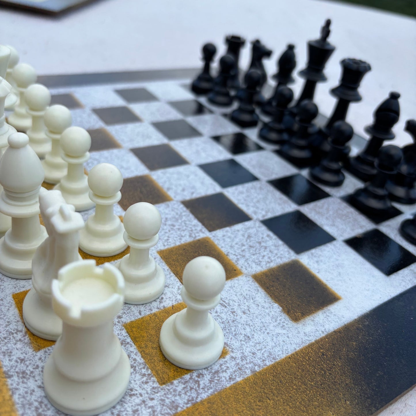 Steelers Yellow/Gold/Black - Painted Chess Set