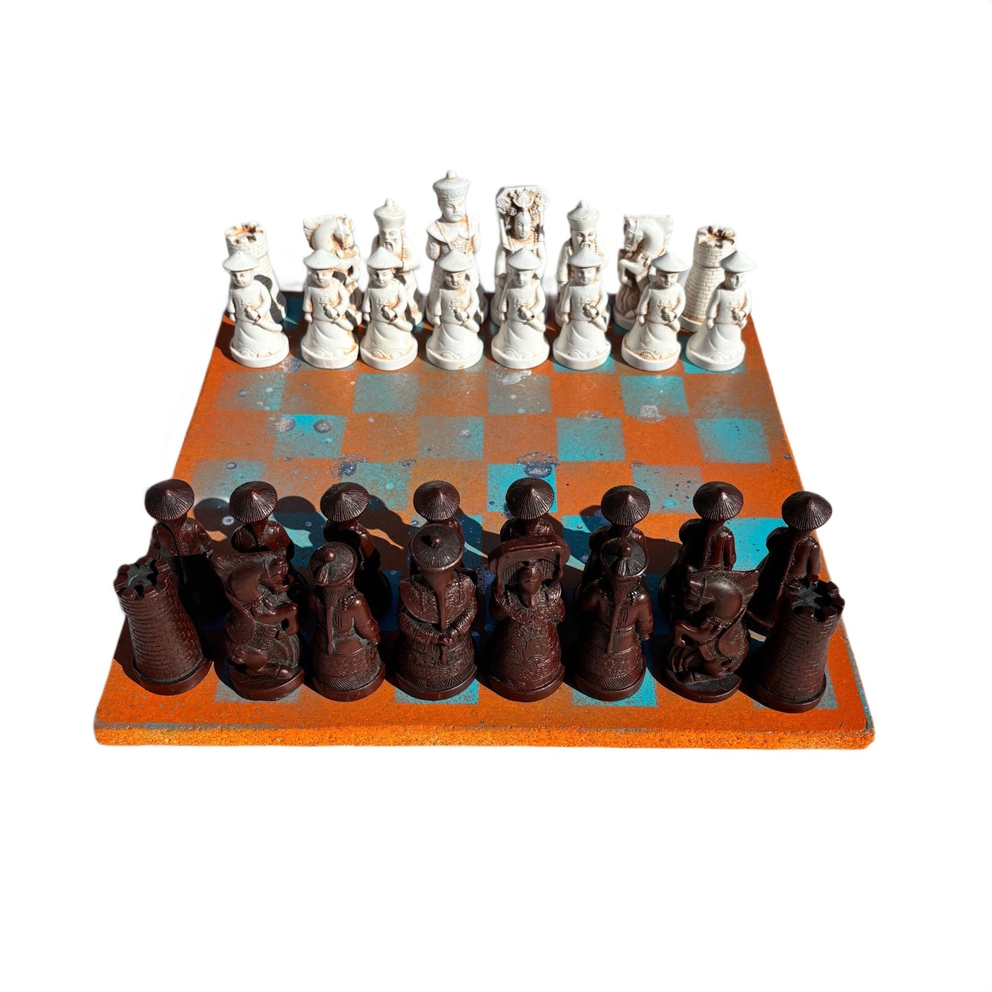 Miami Orange - Chinese Edition Chess Set