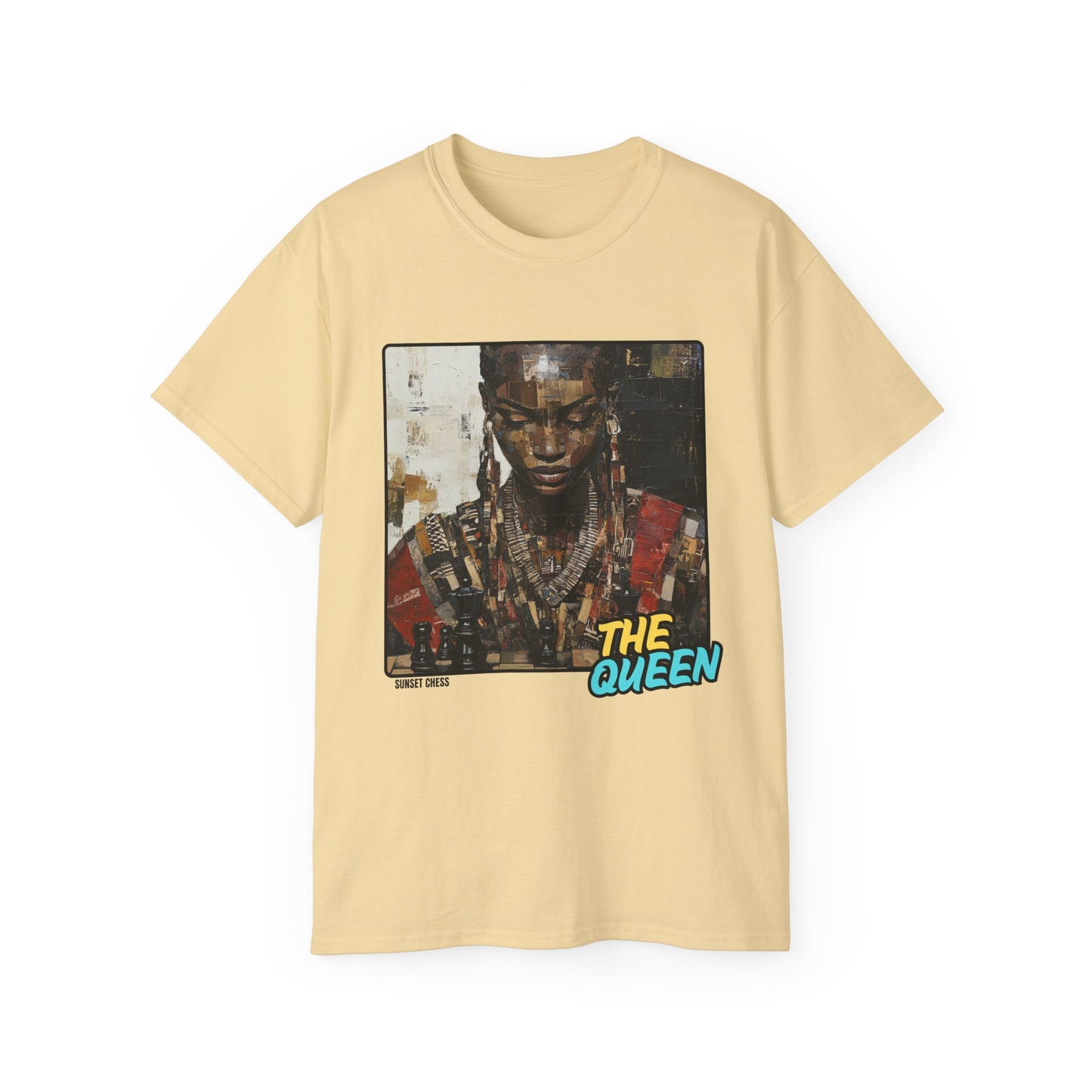 African Queen - Vegas Gold Chess T Shirt