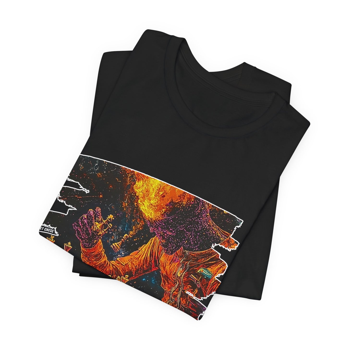 Burning Of The Mind - Black Chess T Shirt