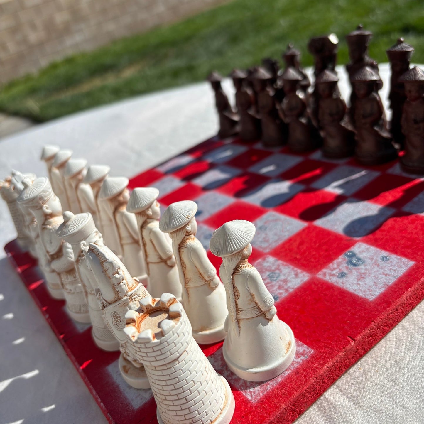 Candy Red - Chinese Edition Chess Set