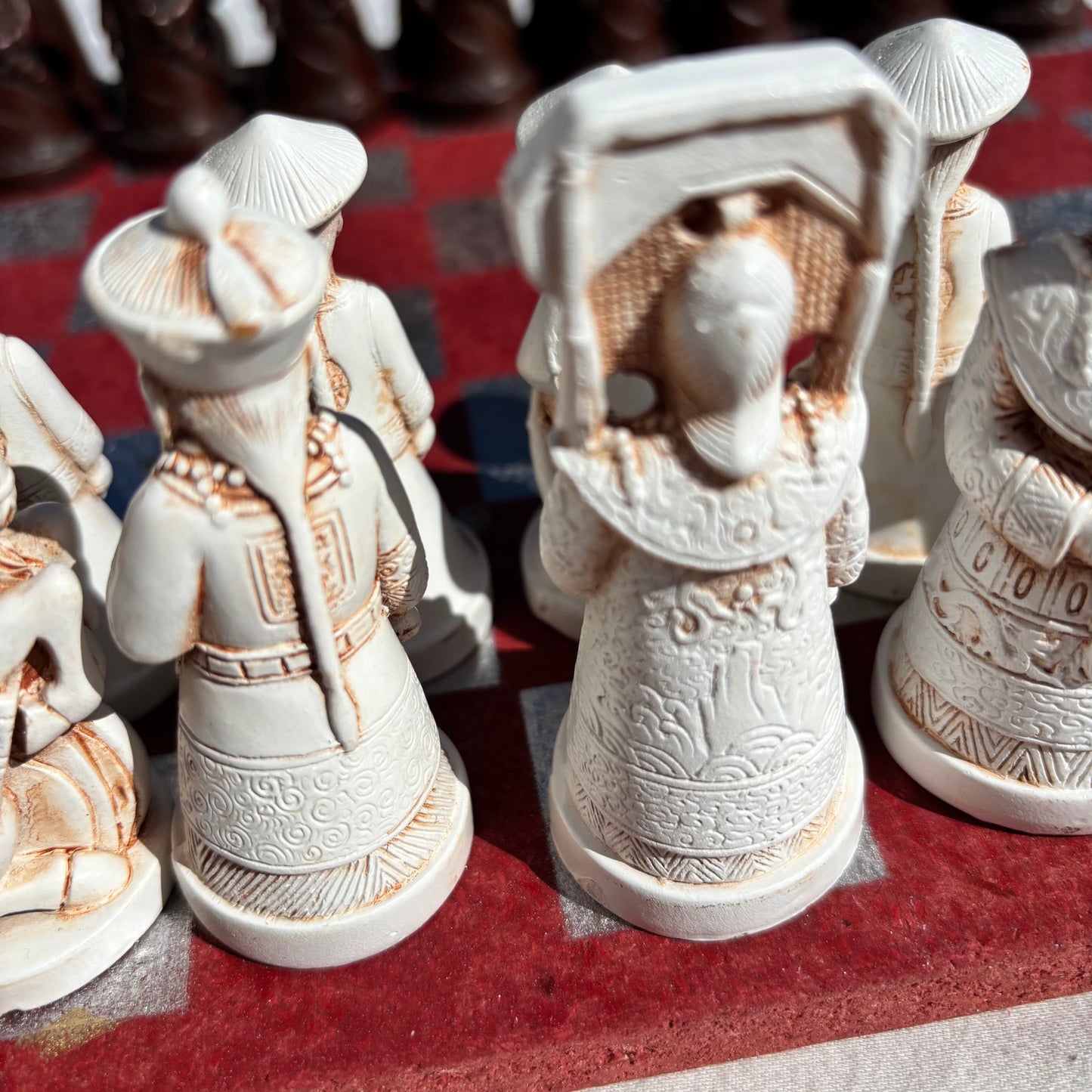 Red & Gold - Chinese Edition Chess Set