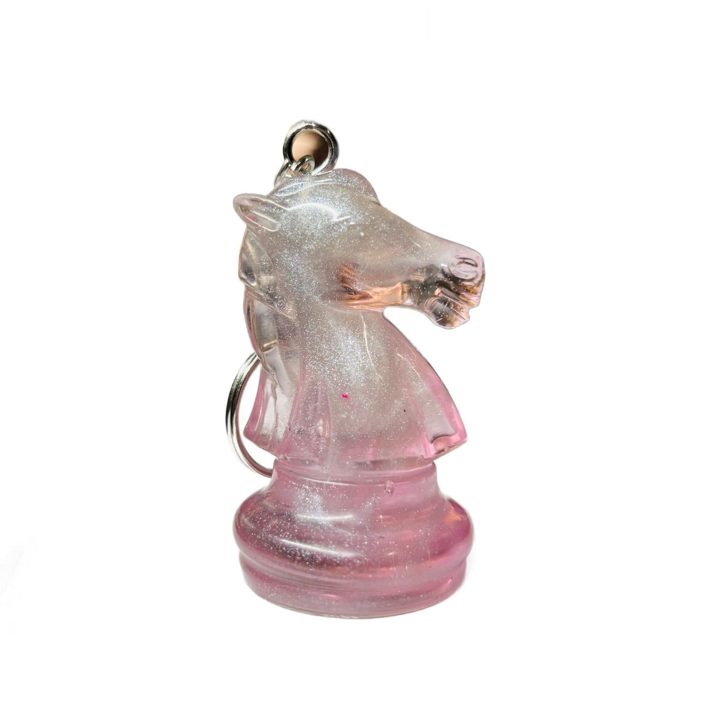 Beautiful Pink - Handmade Resin Keychain - Large Edition