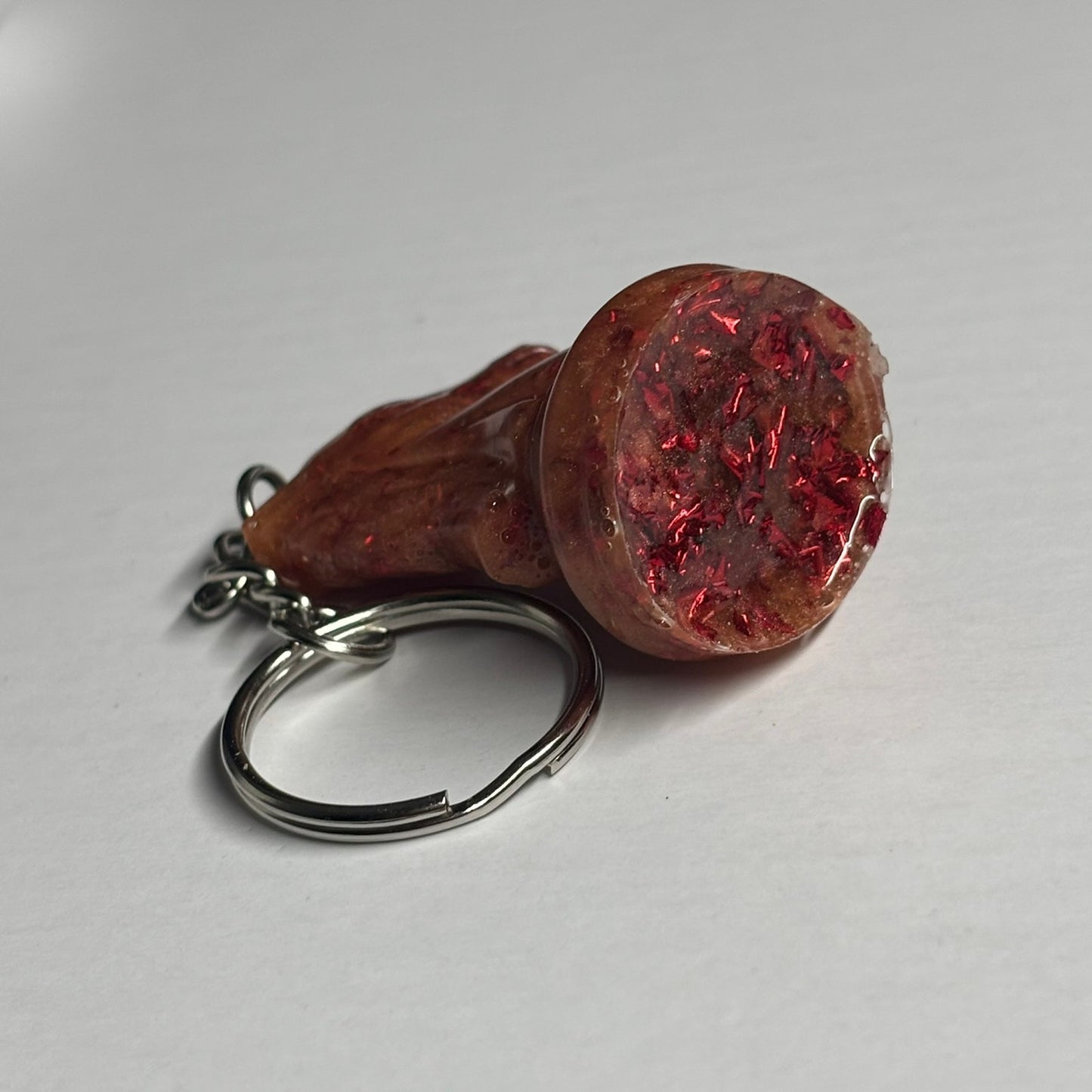 Orange Cream - Handmade Resin Keychain