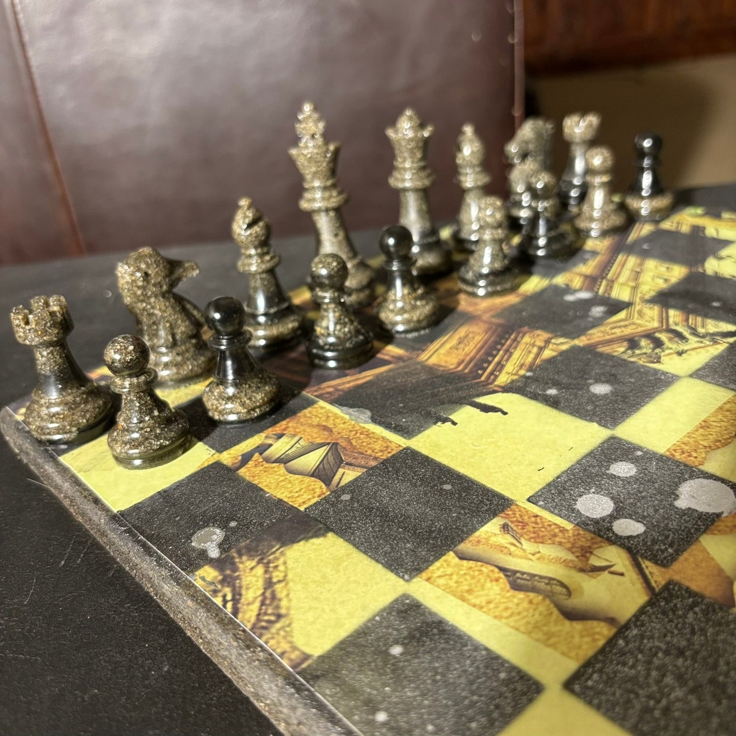 Vintage History - Scrapbook Chess Set