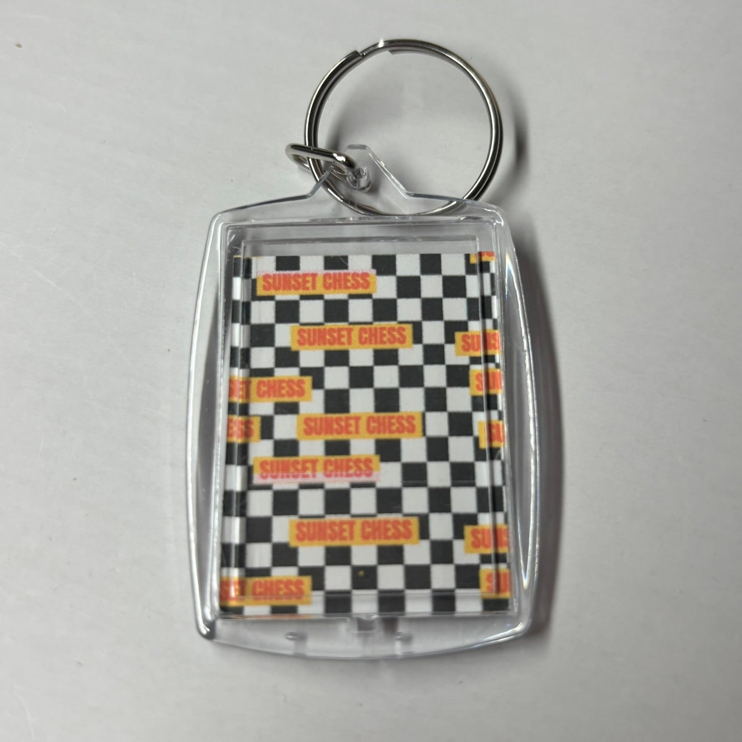 Tuxedo Beasts - Chess Photo Keychain