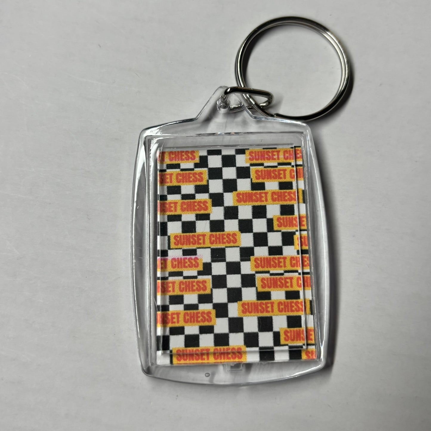 Home Activities - Chess Photo Keychain