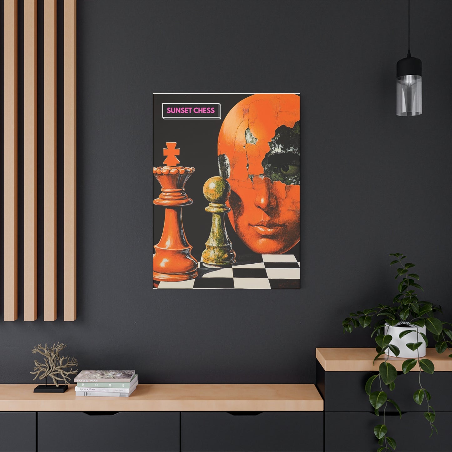 The Secret Eye - Canvas Chess Print 30"x40"