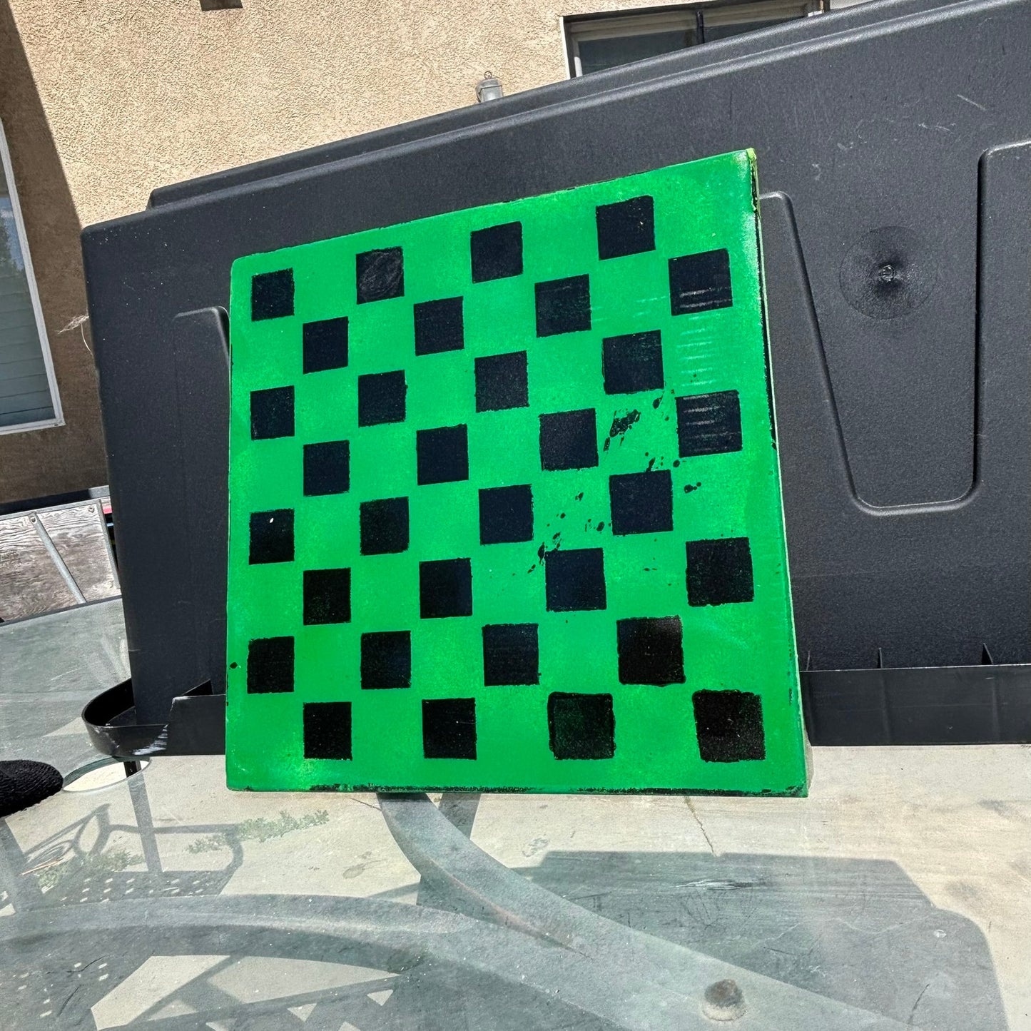 Speed Green - Resin Coated Chess Board