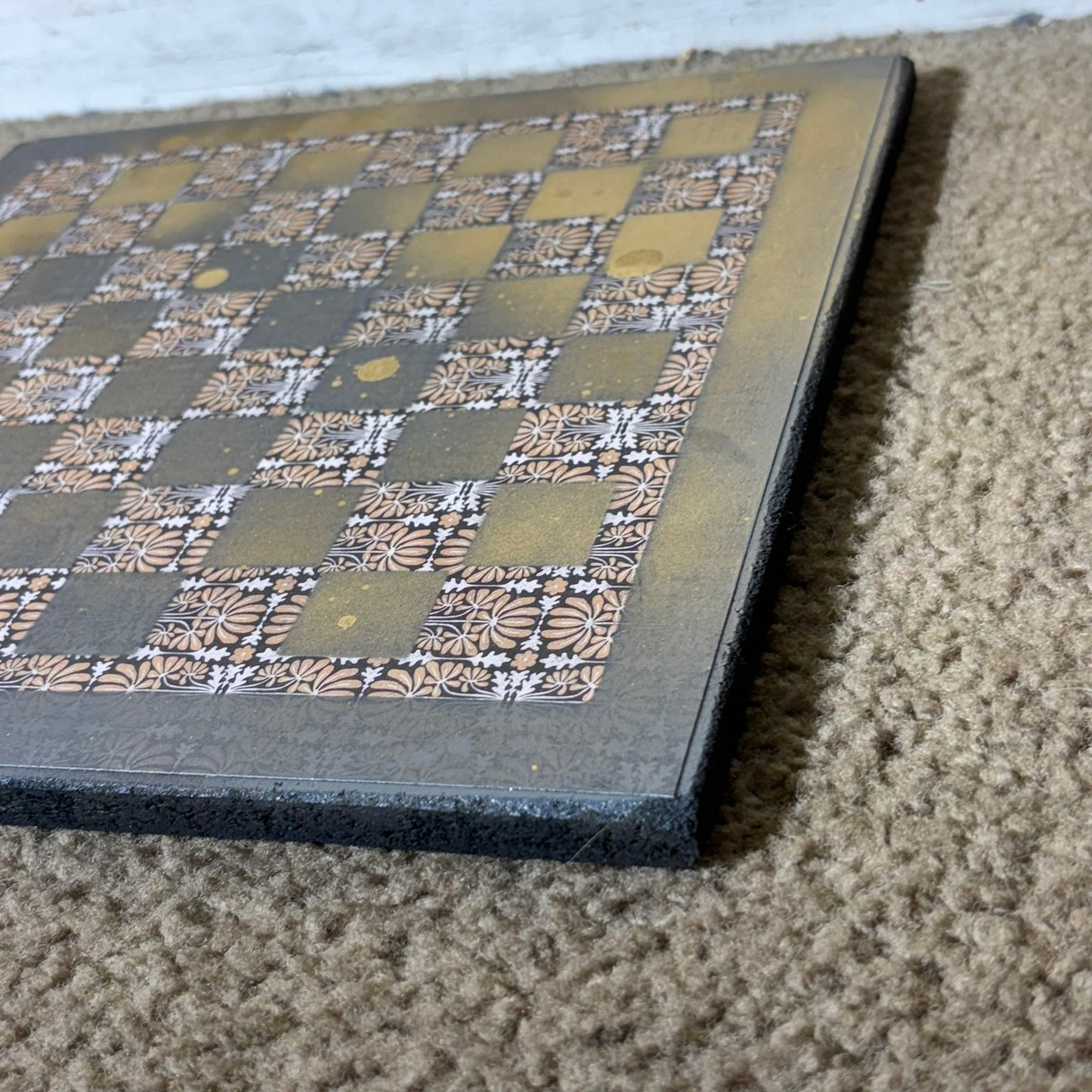 Classy Gold - Scrapbook Chess Board