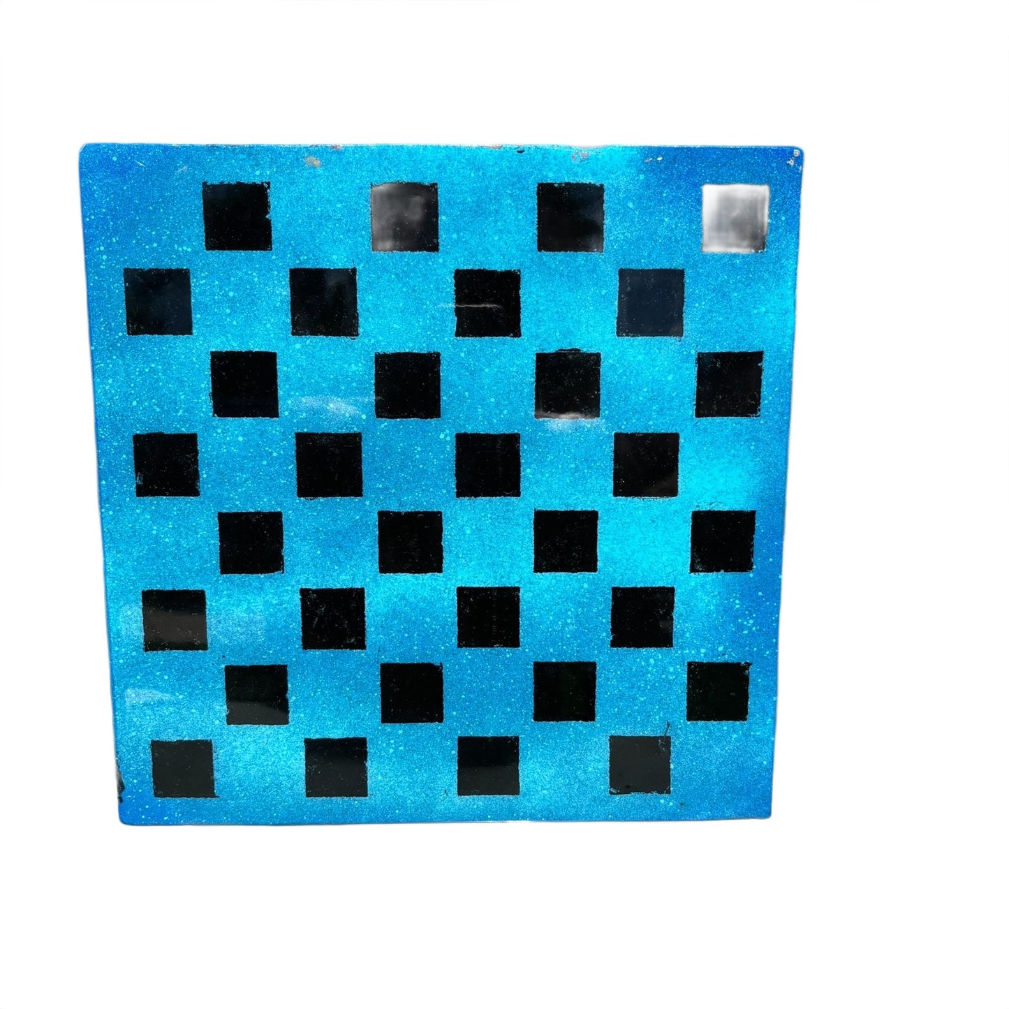 Galaxy Blue - Resin Coated Chess Board