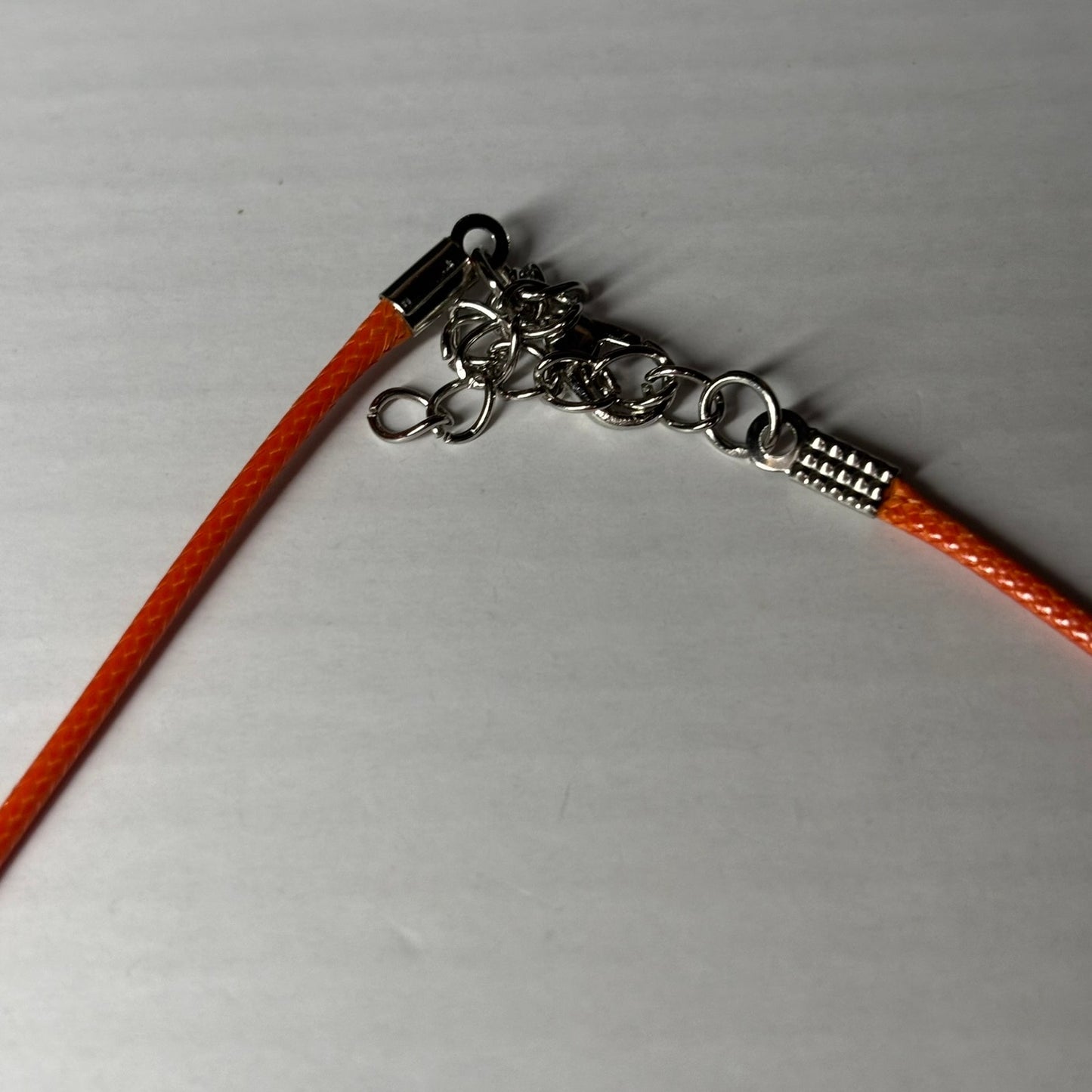 Orange Pawn - Handmade Resin Chess Necklace