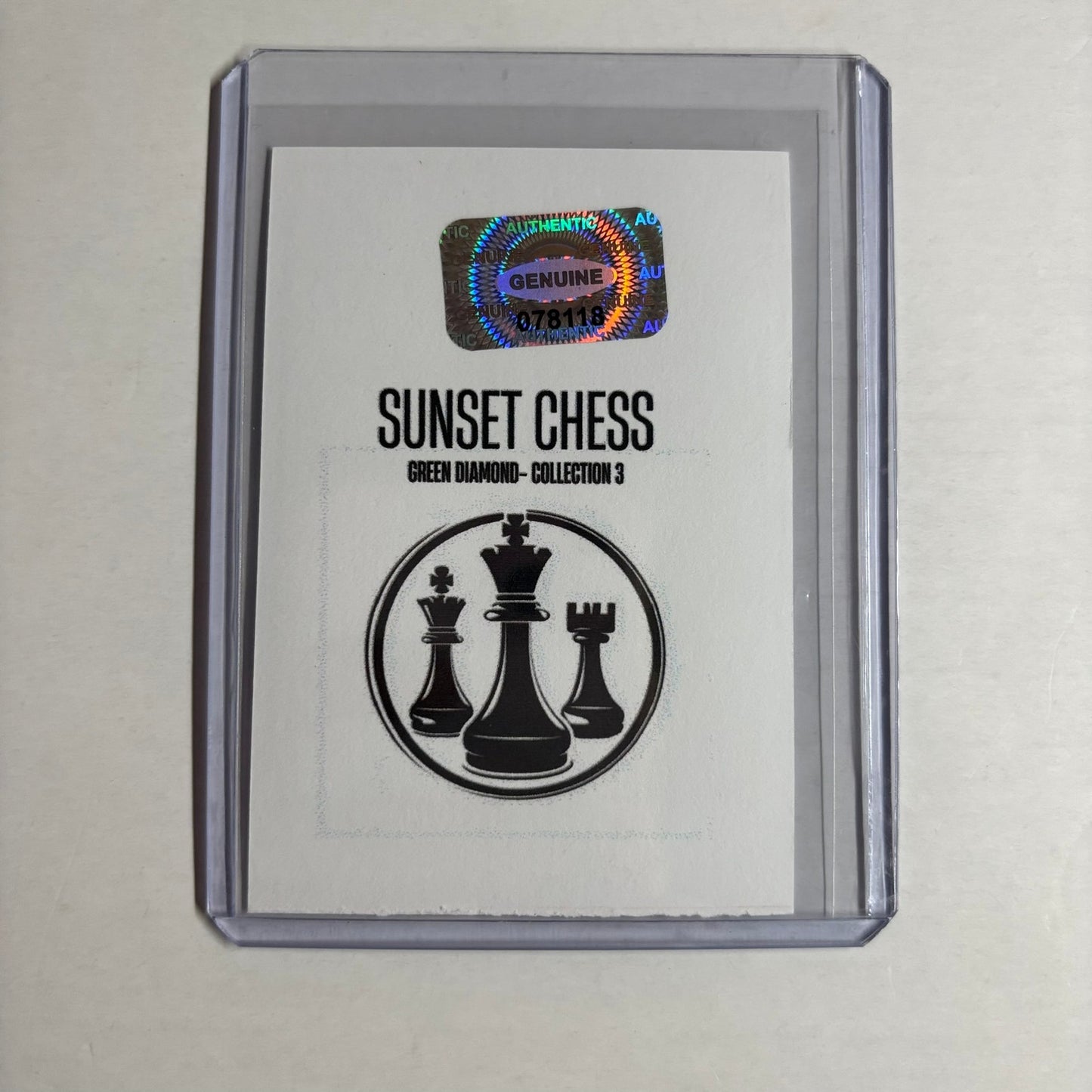 Green Diamond Collection 3 - Trading Card