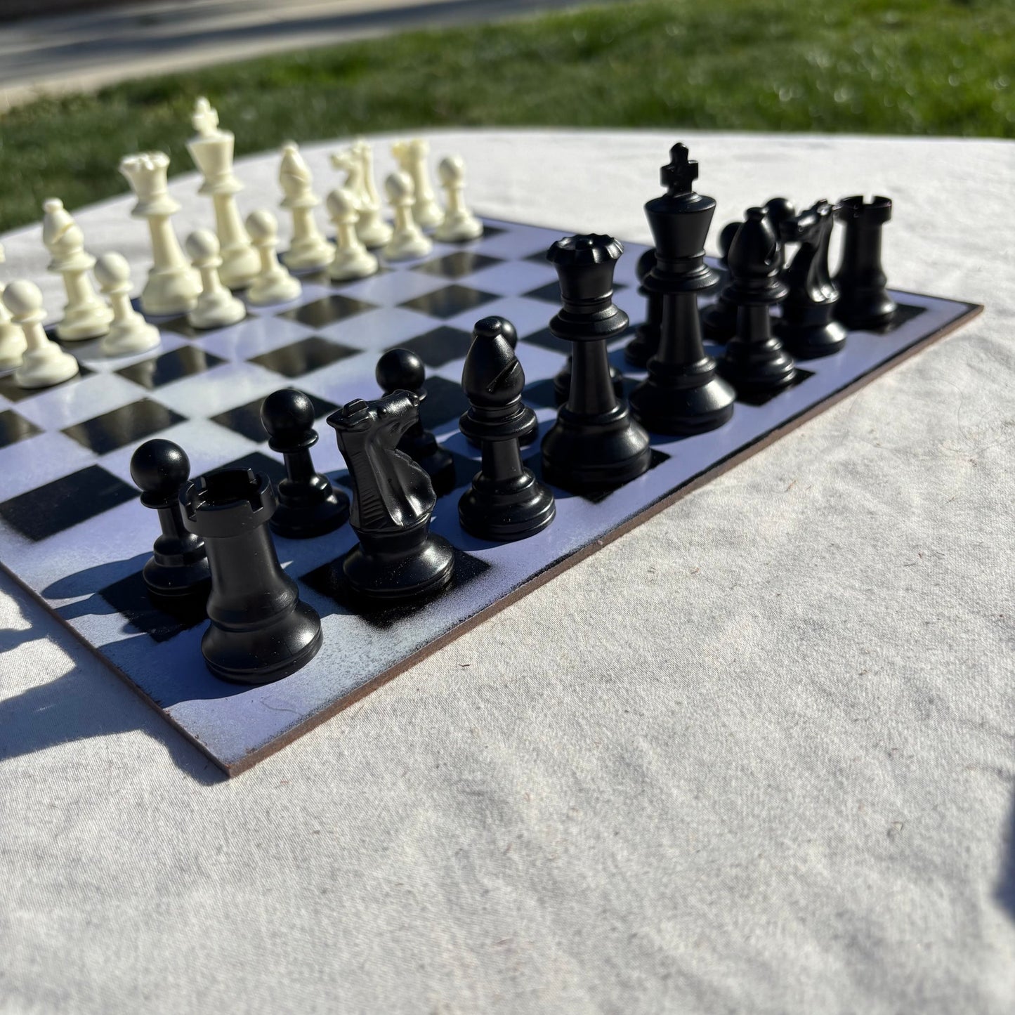 Mystic Purple - Painted Chess Set