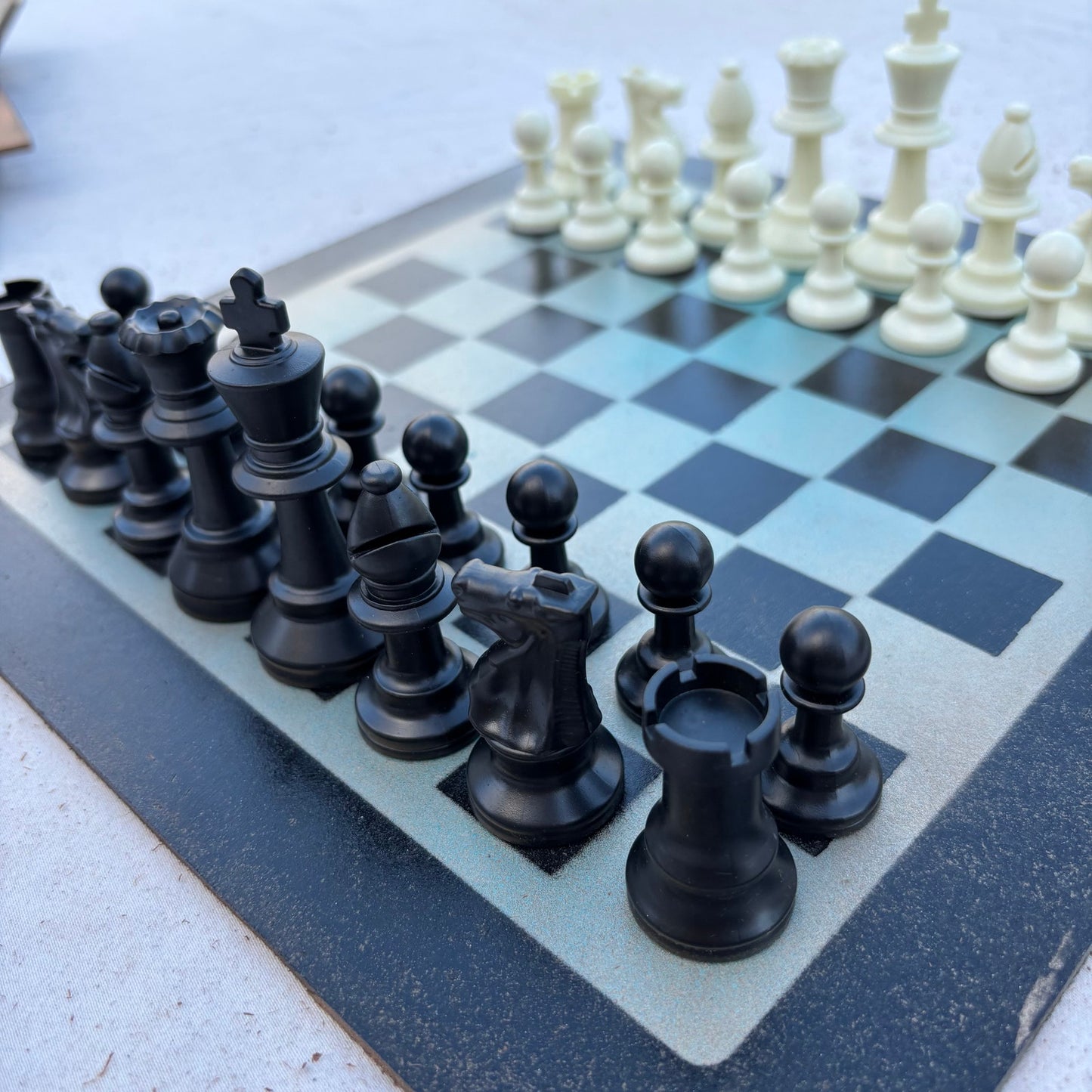 Metallic Green - Painted Chess Set