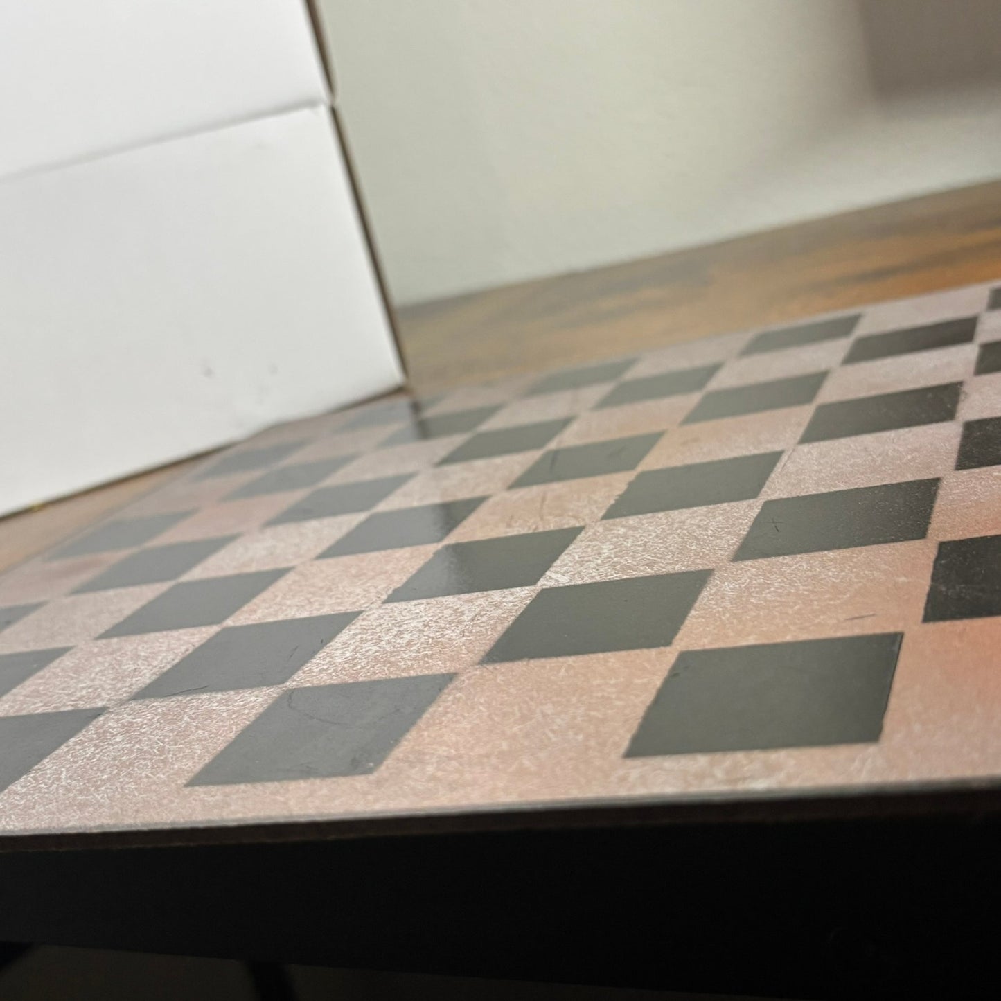 Rustic Brown - Painted Chess Board