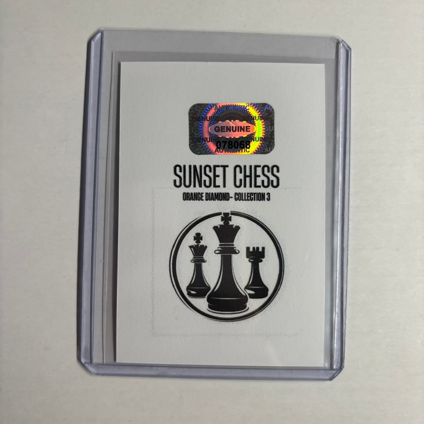 Orange Diamond Collection 3 - Trading Card