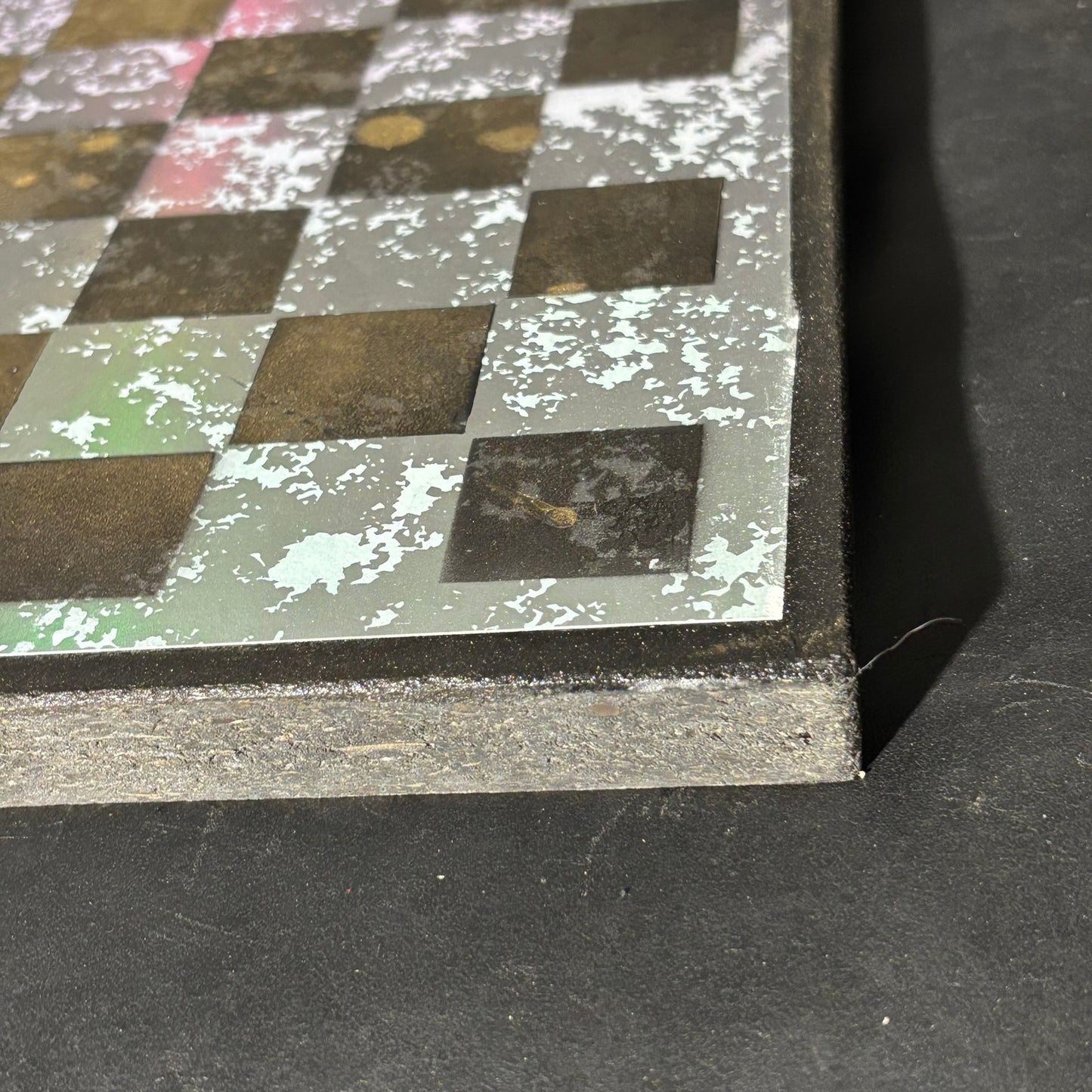 Golden Shine - Scrapbook Chess Board