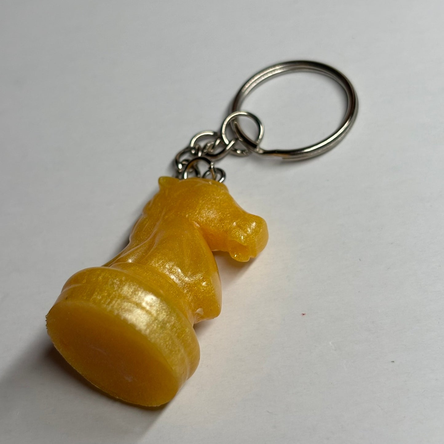 Yellow Knight - Handmade Resin Keychain