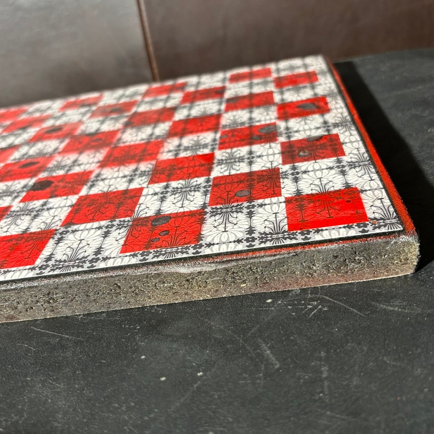 Gothic Red - Scrapbook Chess Board