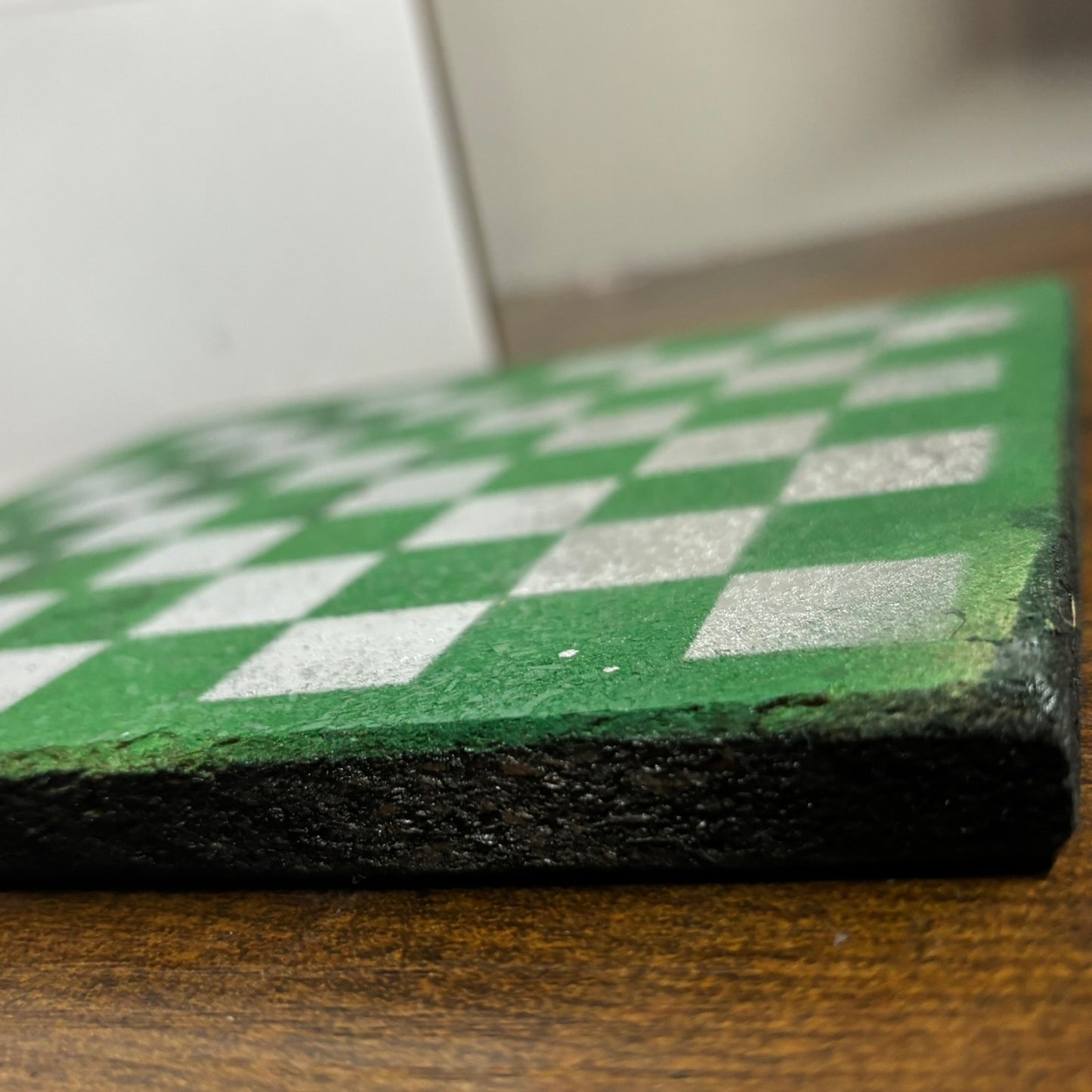 Green Chrome - Painted Double Sided Chess Board